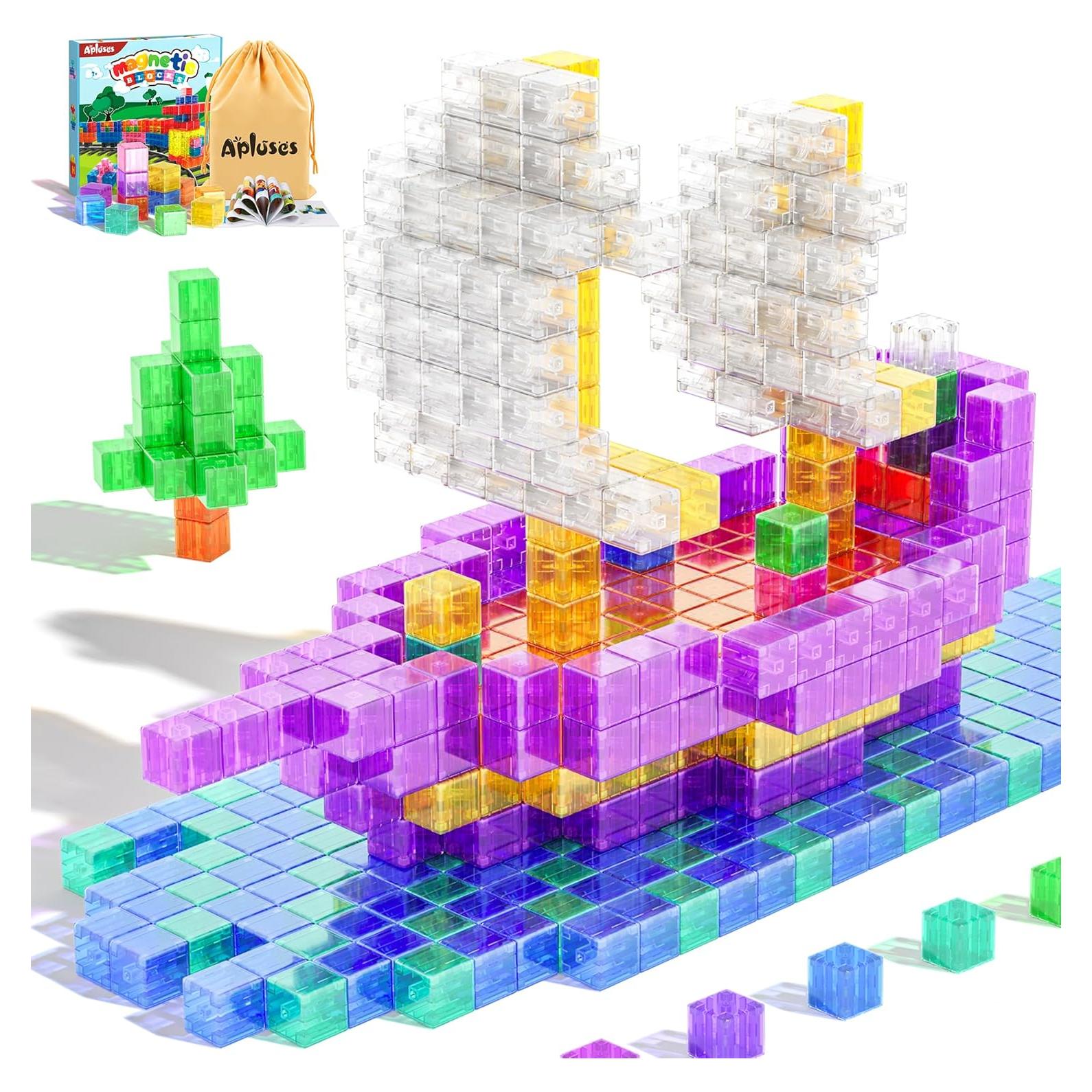 118PCS Bloques Magnéticos de Construcción para Niños 3-6 Años