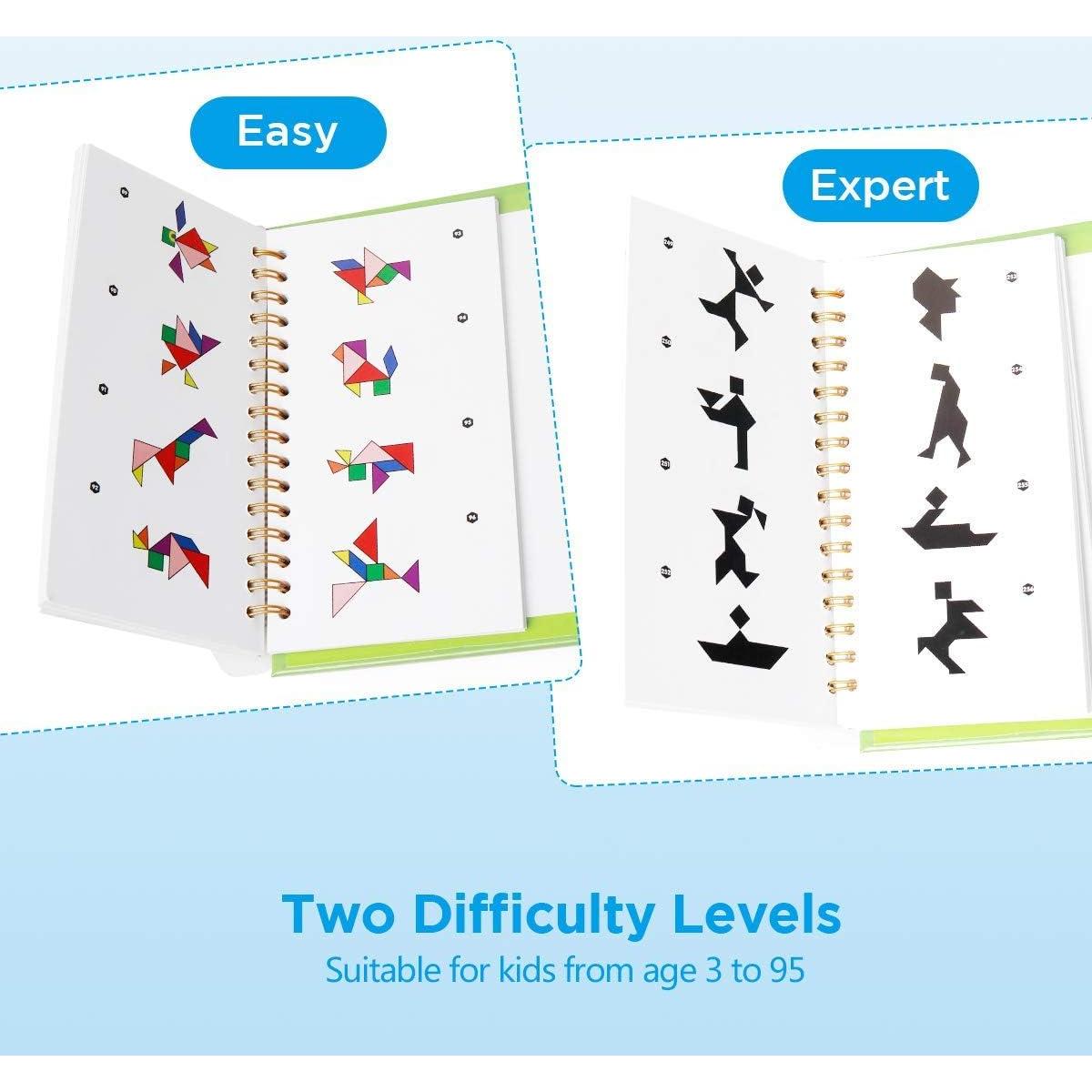 Rompecabezas Tangram Magnético Vanmor - 14 Bloques de Viaje