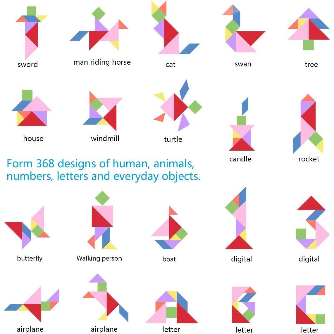 Rompecabezas Tangram Magnético Vanmor - 14 Bloques de Viaje