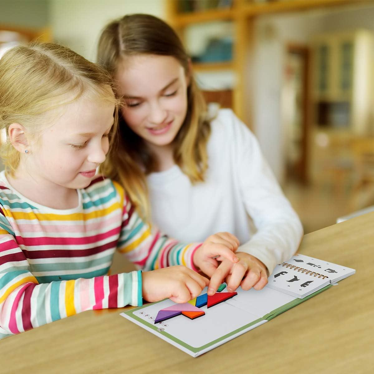 Rompecabezas Tangram Magnético Vanmor - 14 Bloques de Viaje