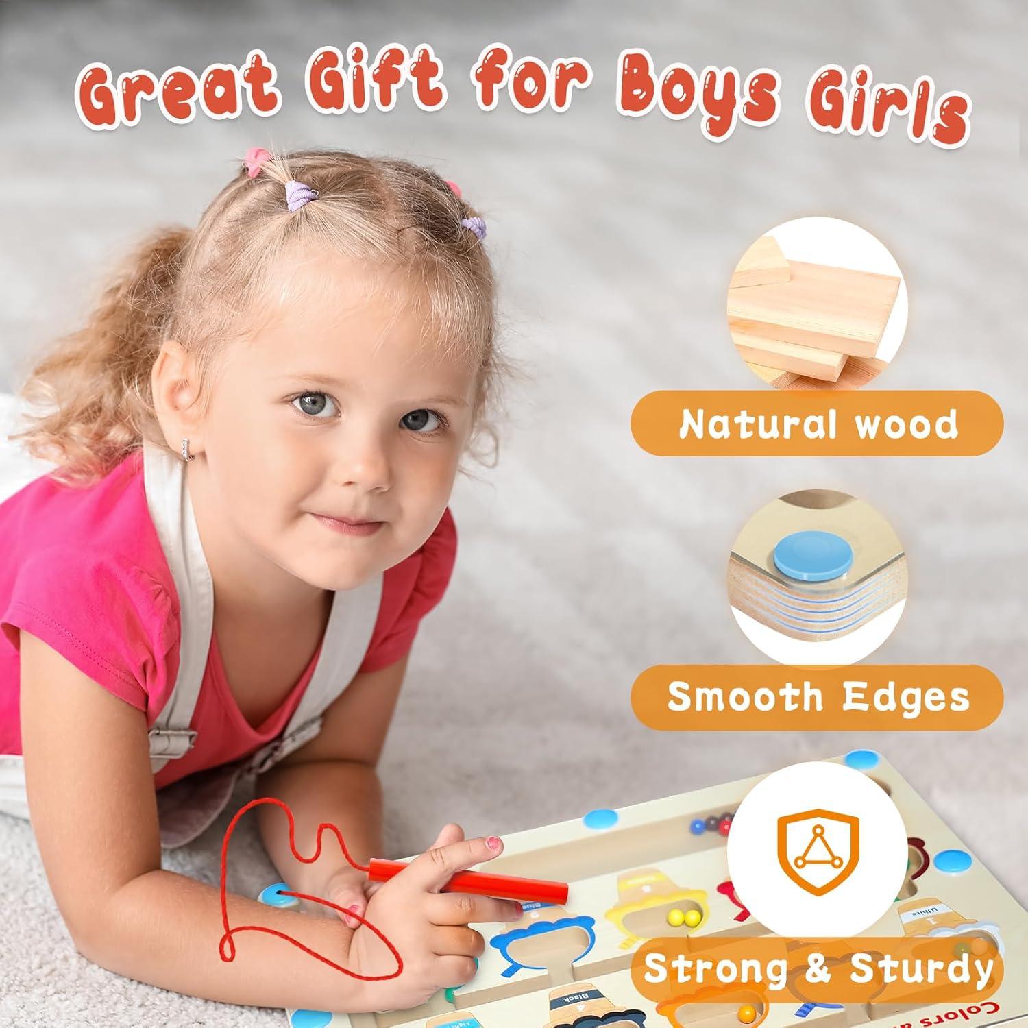 Laberinto Magnético de Colores y Números Nawchedo 30x22cm