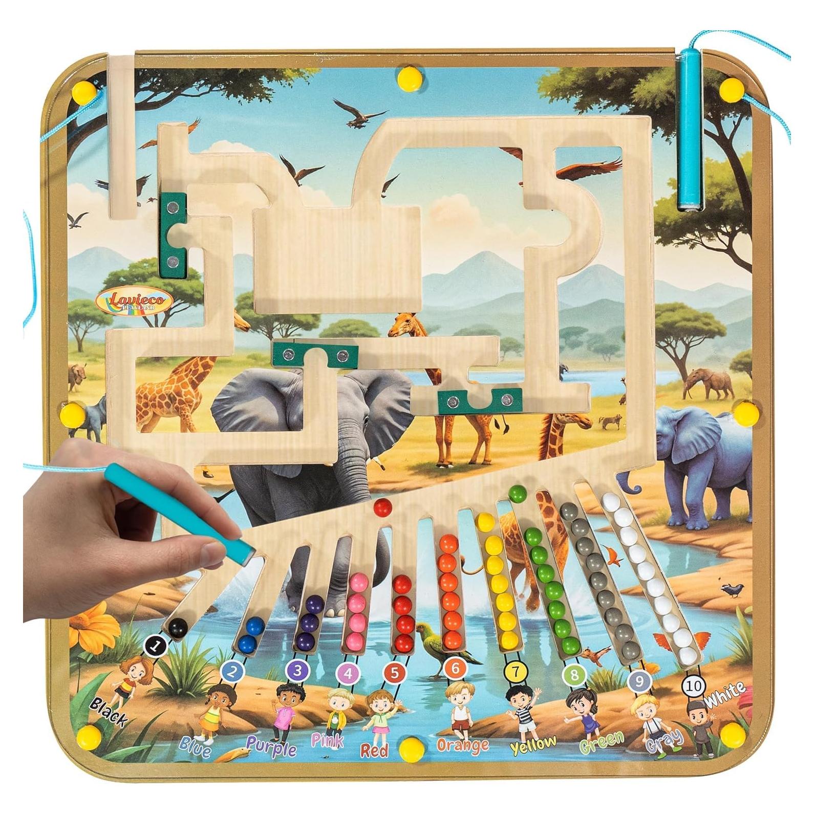 Juguete Montessori Magnético Laviecoplayland Safari 30.48cm