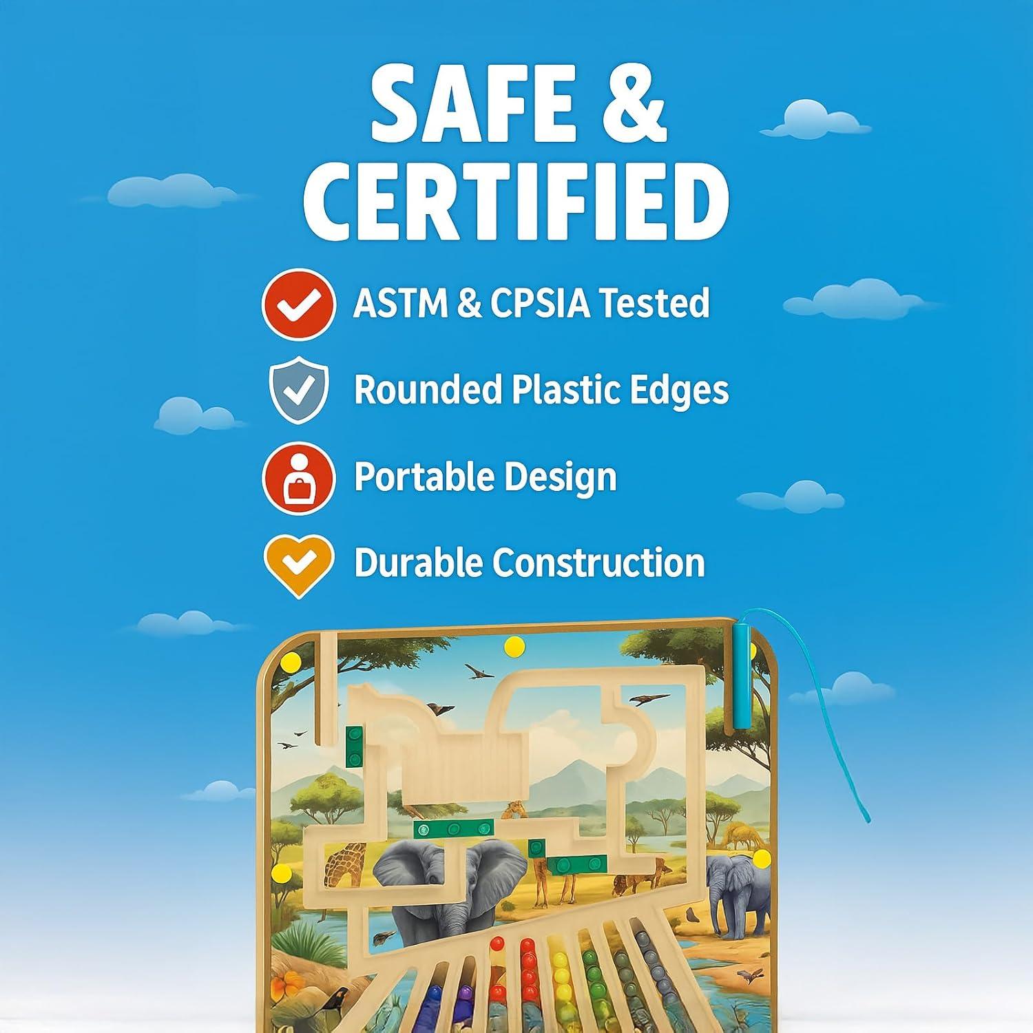 Juguete Montessori Magnético Laviecoplayland Safari 30.48cm