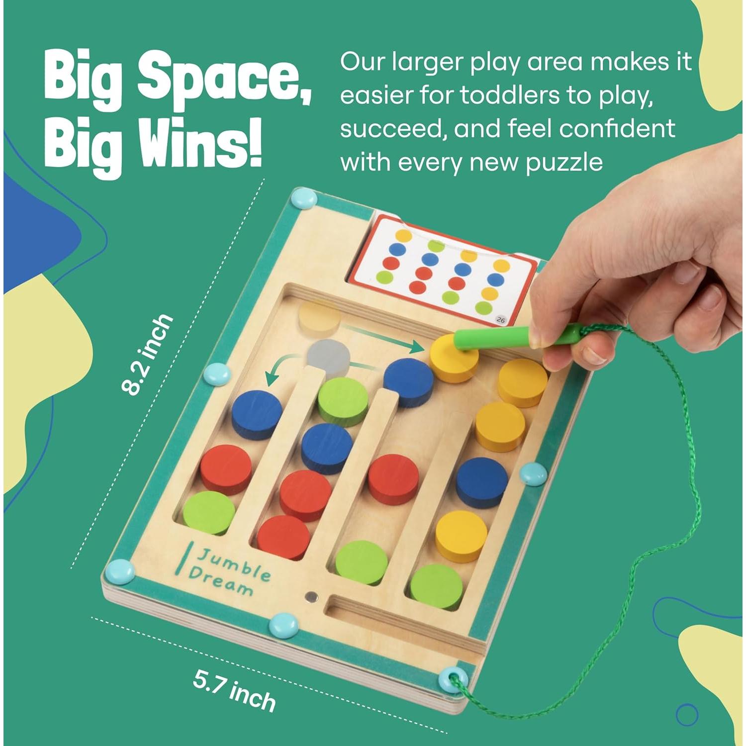 Rompecabezas Magnético Jumble 20x15 cm - Juguete Montessori