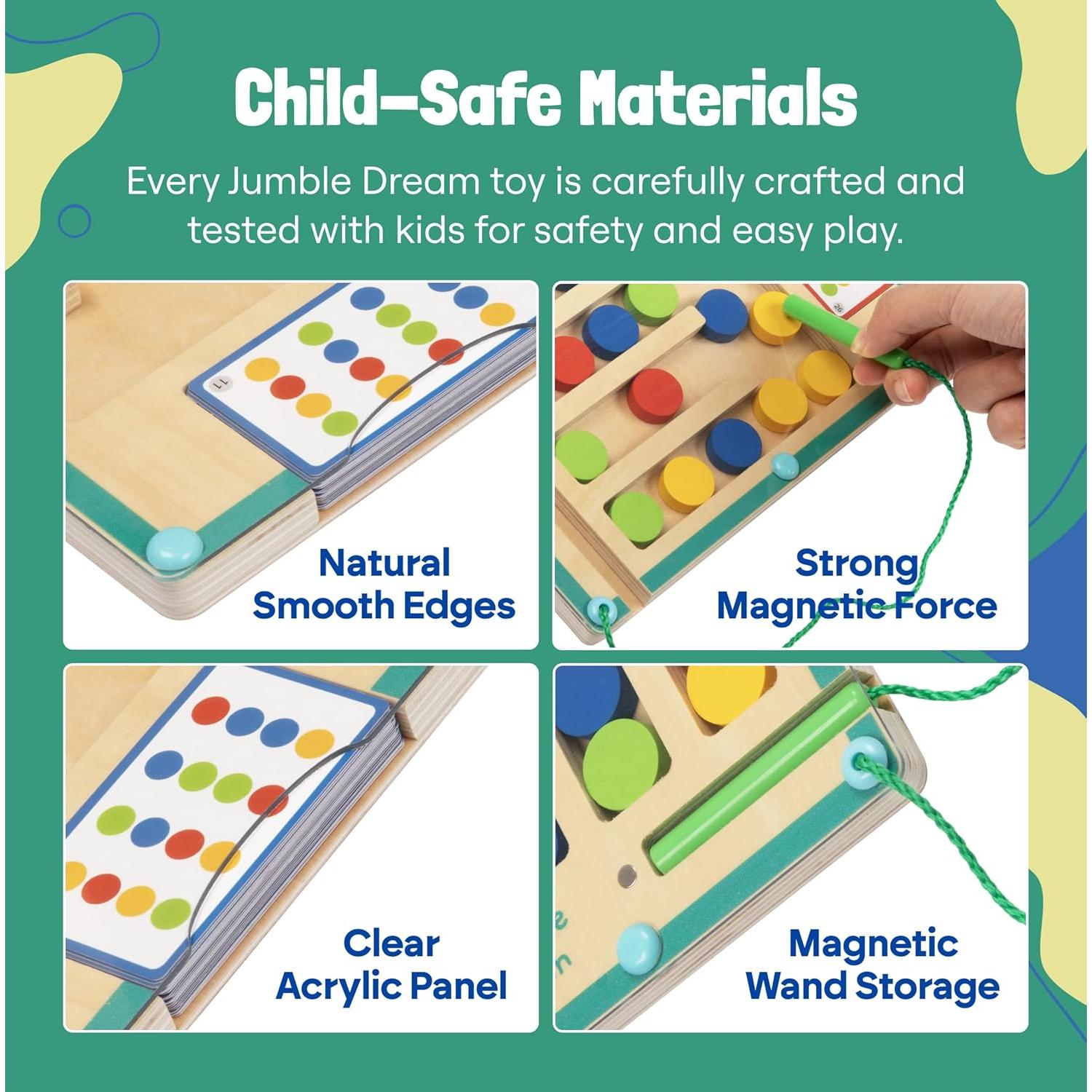 Rompecabezas Magnético Jumble 20x15 cm - Juguete Montessori