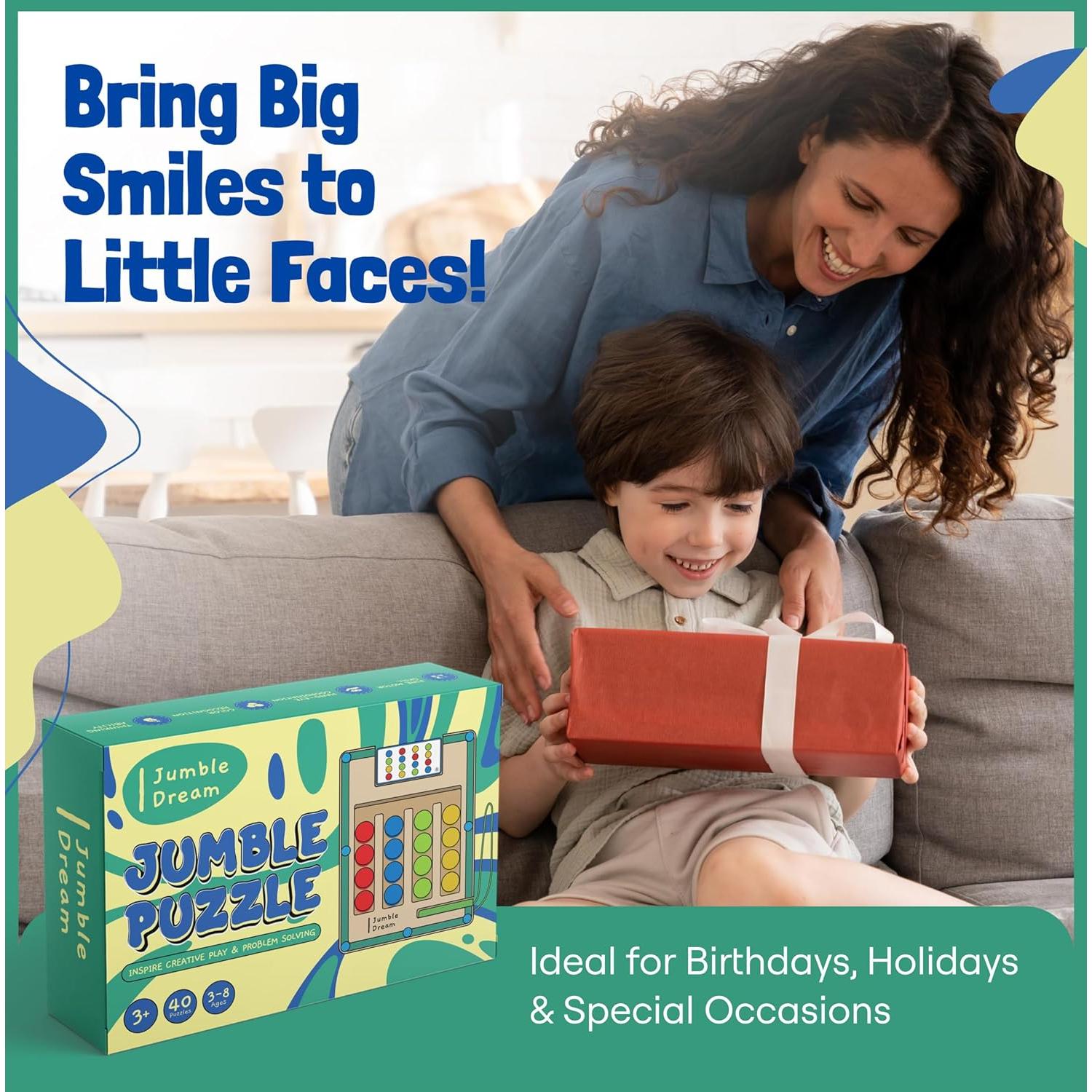 Rompecabezas Magnético Jumble 20x15 cm - Juguete Montessori