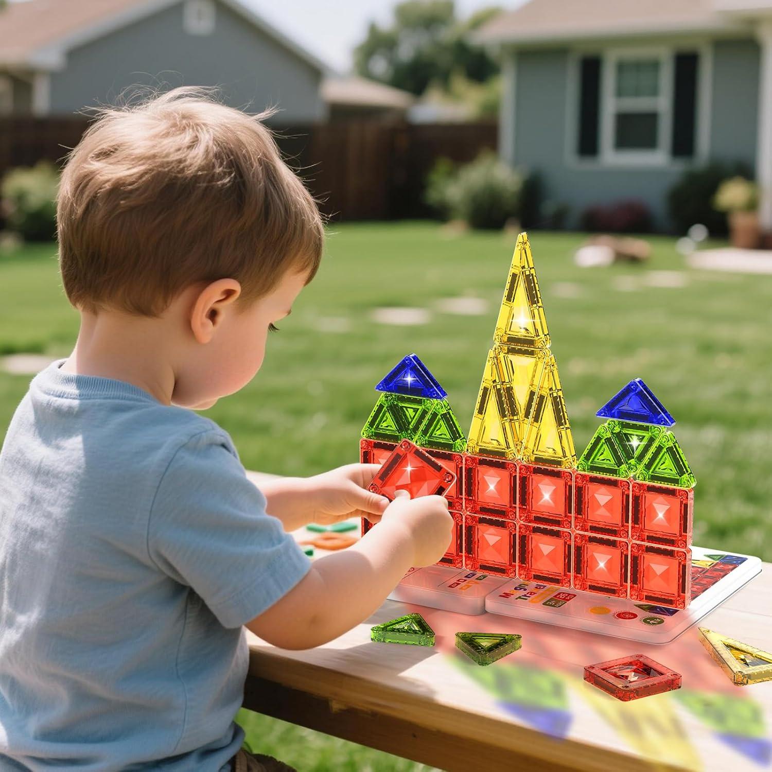 Juego de Azulejos Magnéticos Mini WMXDU 26 Piezas Viaje