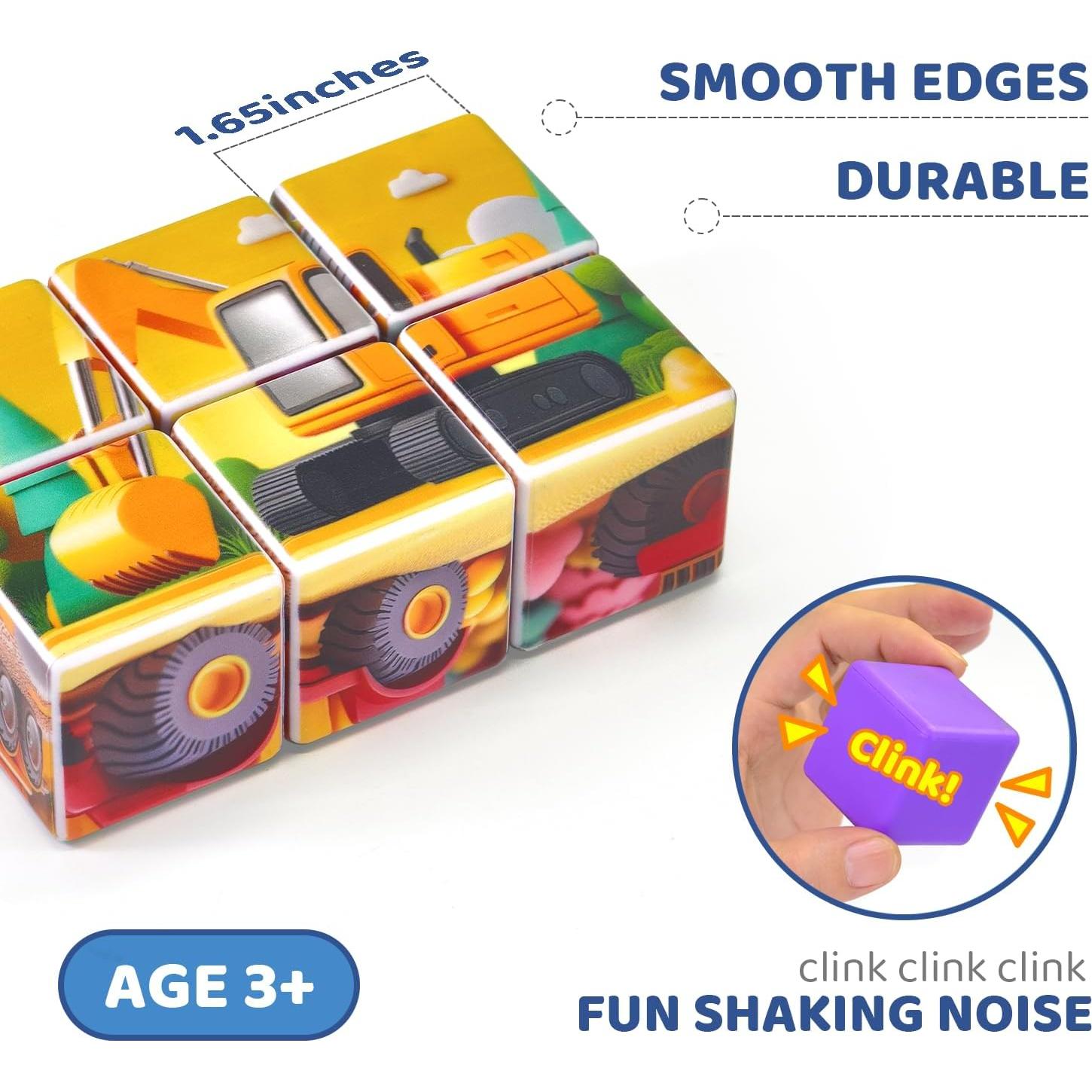 Bloques Magnéticos de Construcción Pairez Toys 6 Piezas 4.2 cm