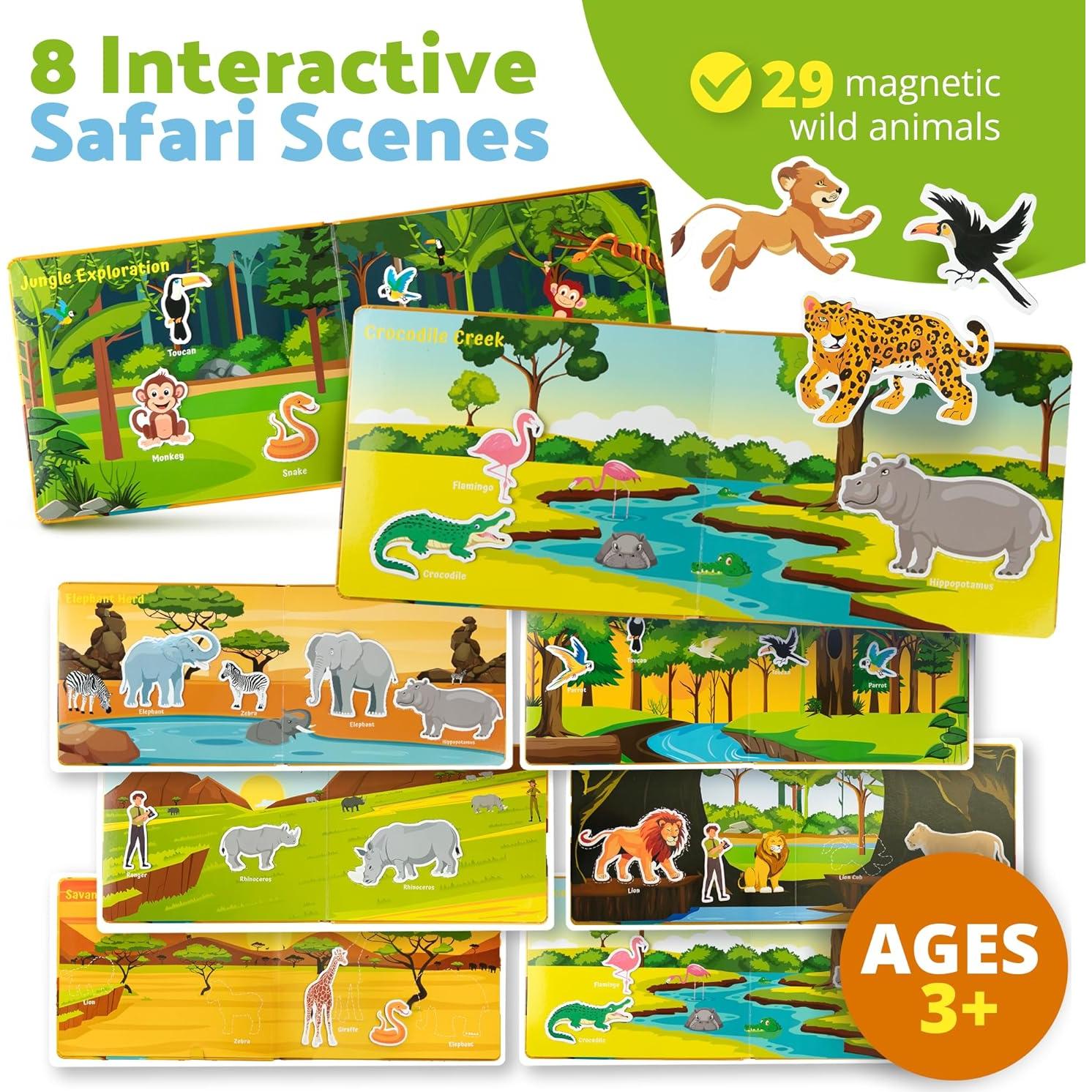 Libro Ocupado Montessori Smarty Sprout Safari 25.4x20.3cm