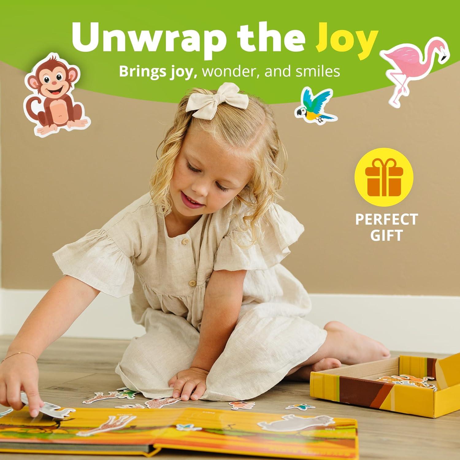 Libro Ocupado Montessori Smarty Sprout Safari 25.4x20.3cm