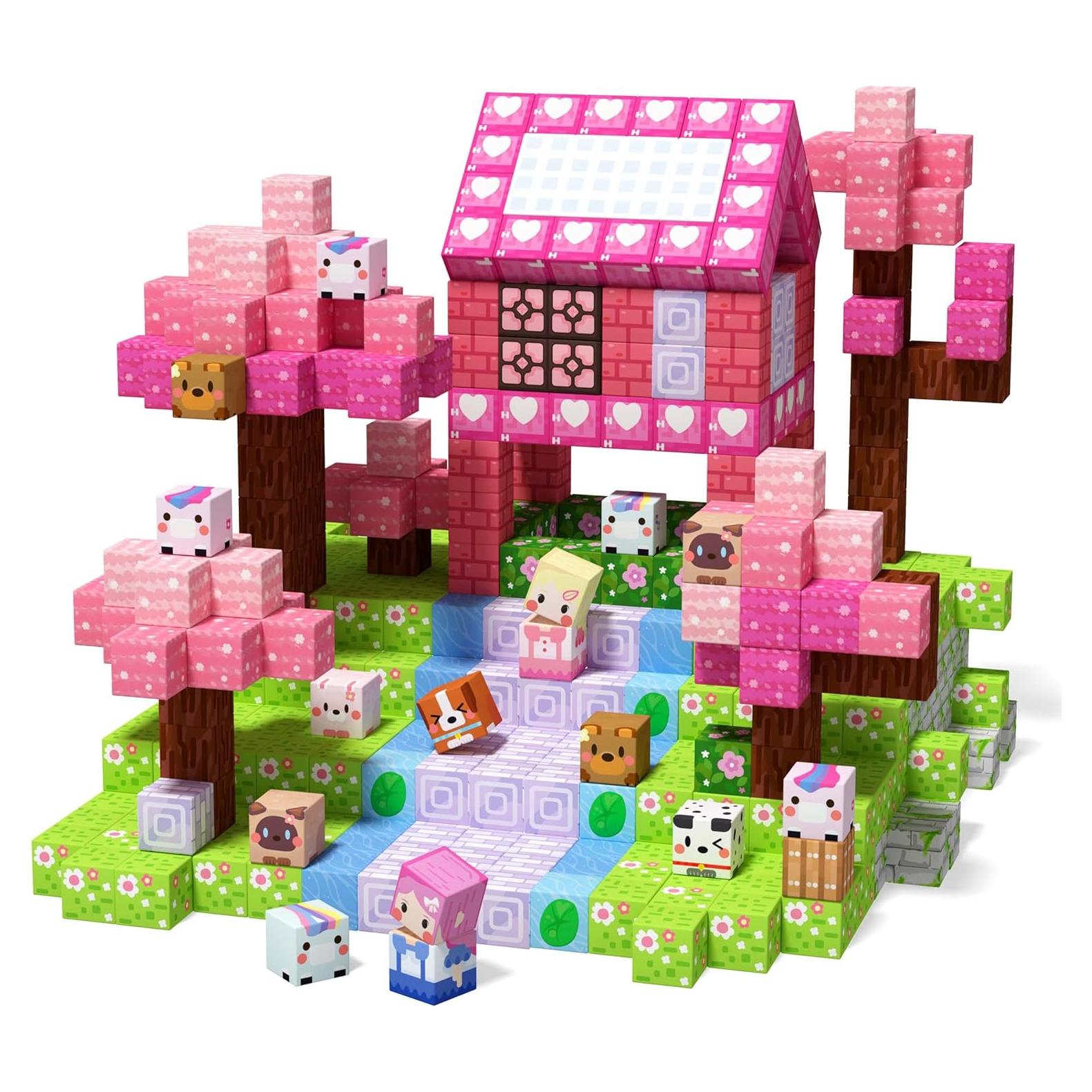 Bloques Magnéticos GobiDex 200PCS Juguetes STEM Niñas 3+