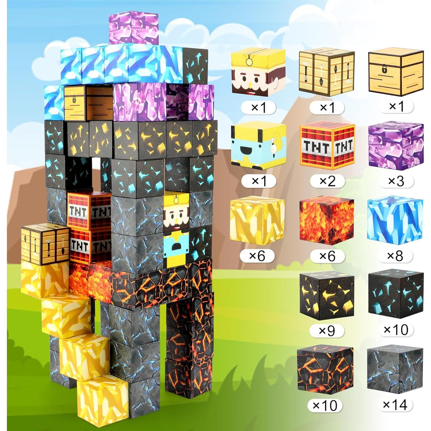 Bloques de Construcción Magnéticos Boxgear - Minas Espada Cavernas