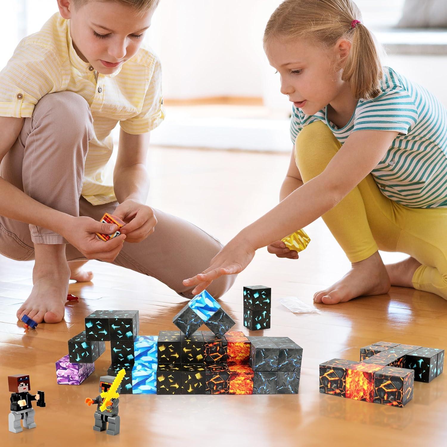 Bloques de Construcción Magnéticos Boxgear - Minas Espada Cavernas