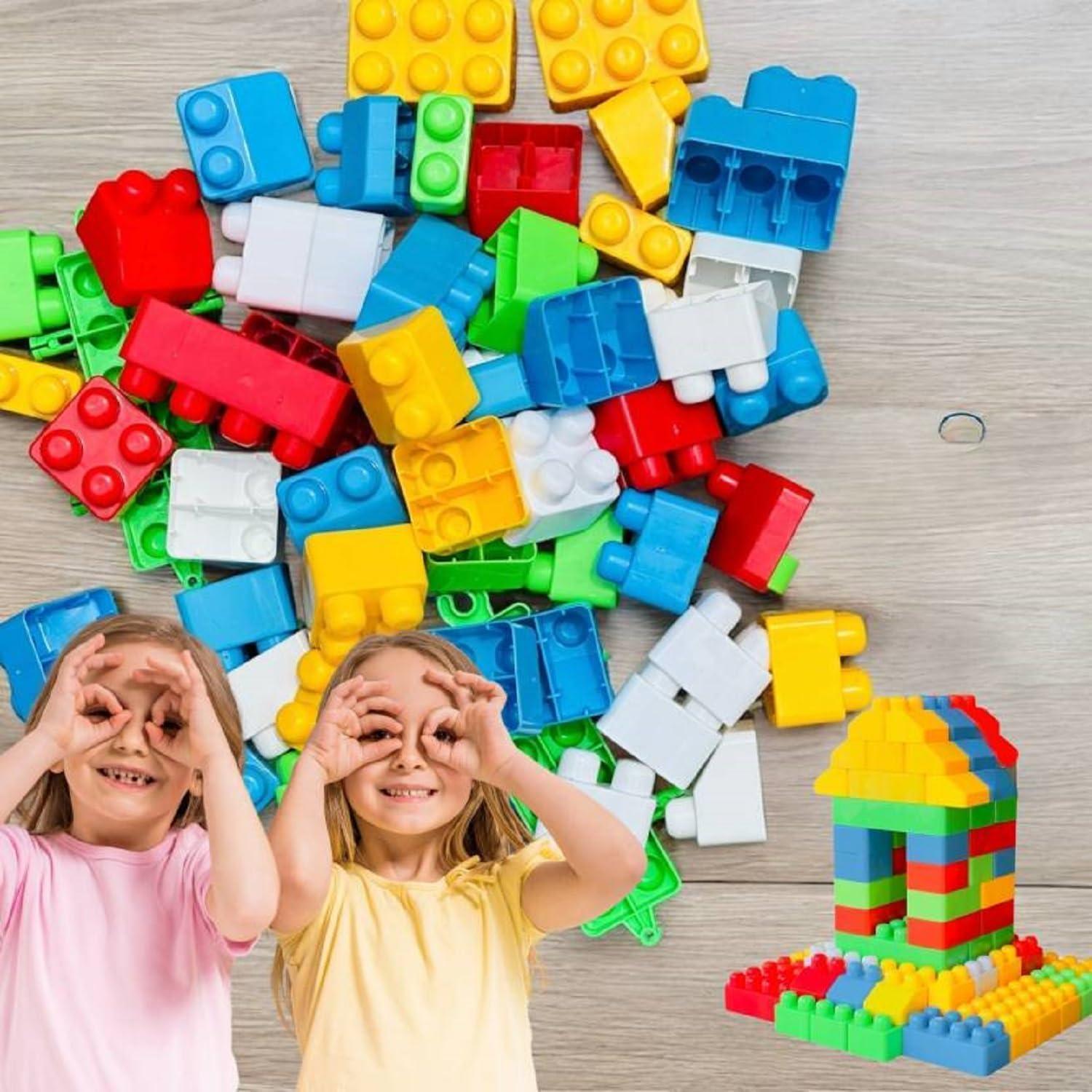 Juego de Bloques de Construcción RINISH 80 Piezas para Niños