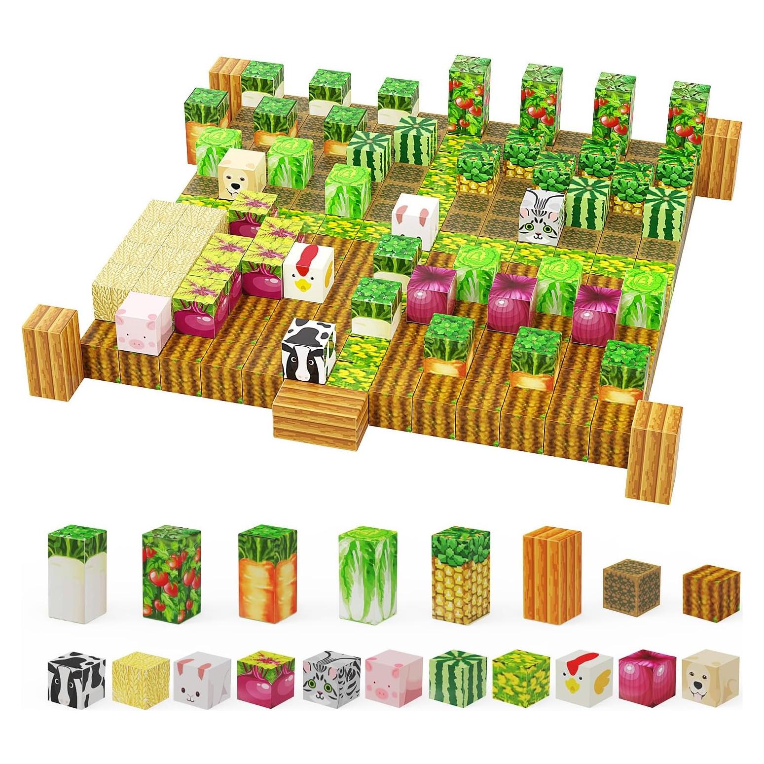 Bloques de Construcción Magnéticos AESGOGO 97PCS Juguetes Educativos