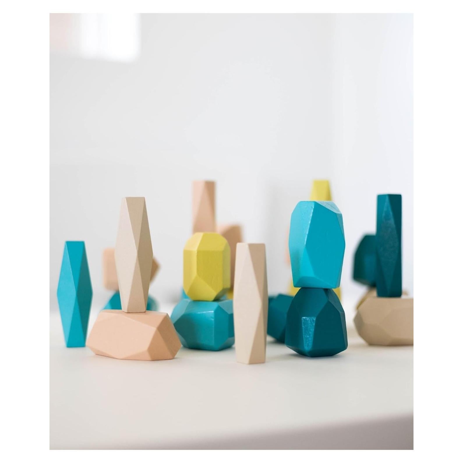 Bloques de Madera XL Everett & Avery Co. - 24 Juguetes Montessori