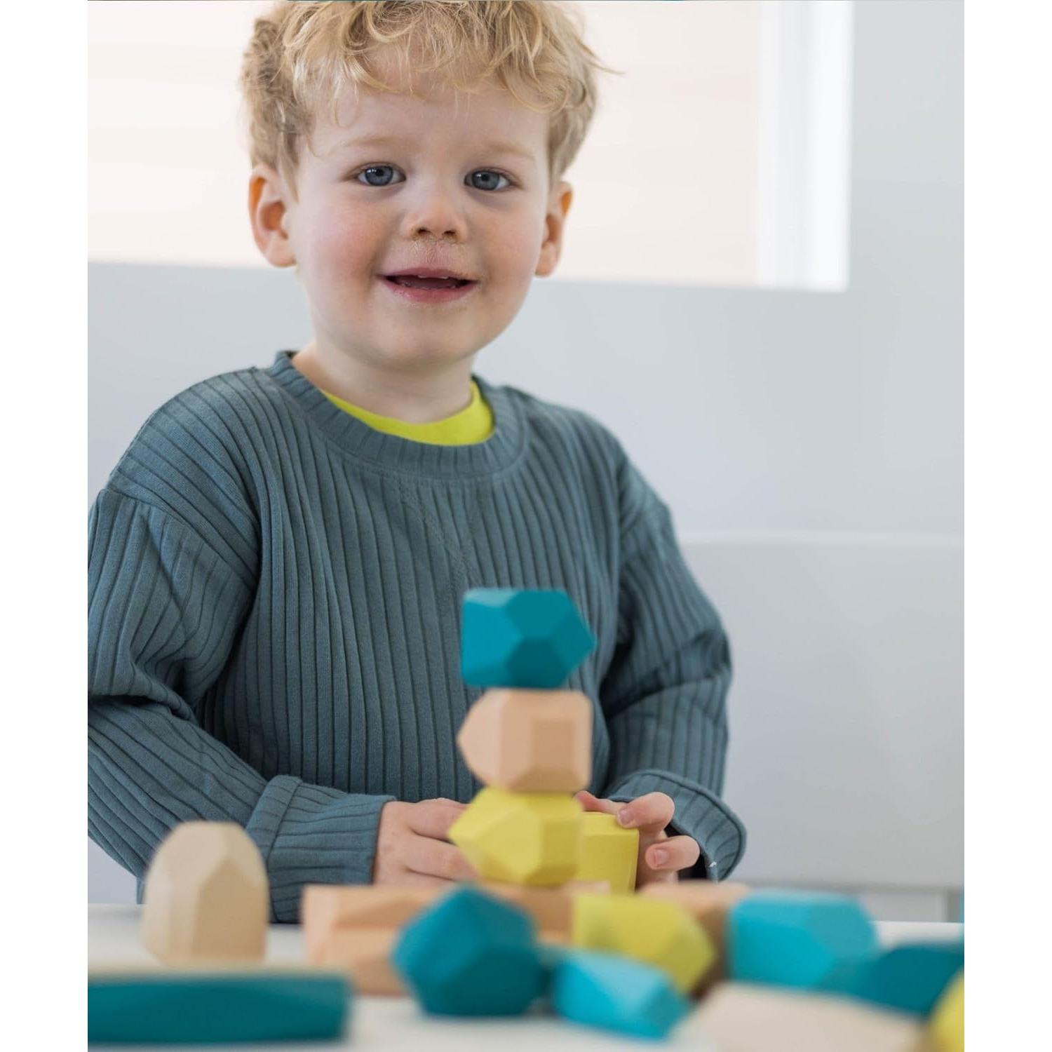 Bloques de Madera XL Everett & Avery Co. - 24 Juguetes Montessori