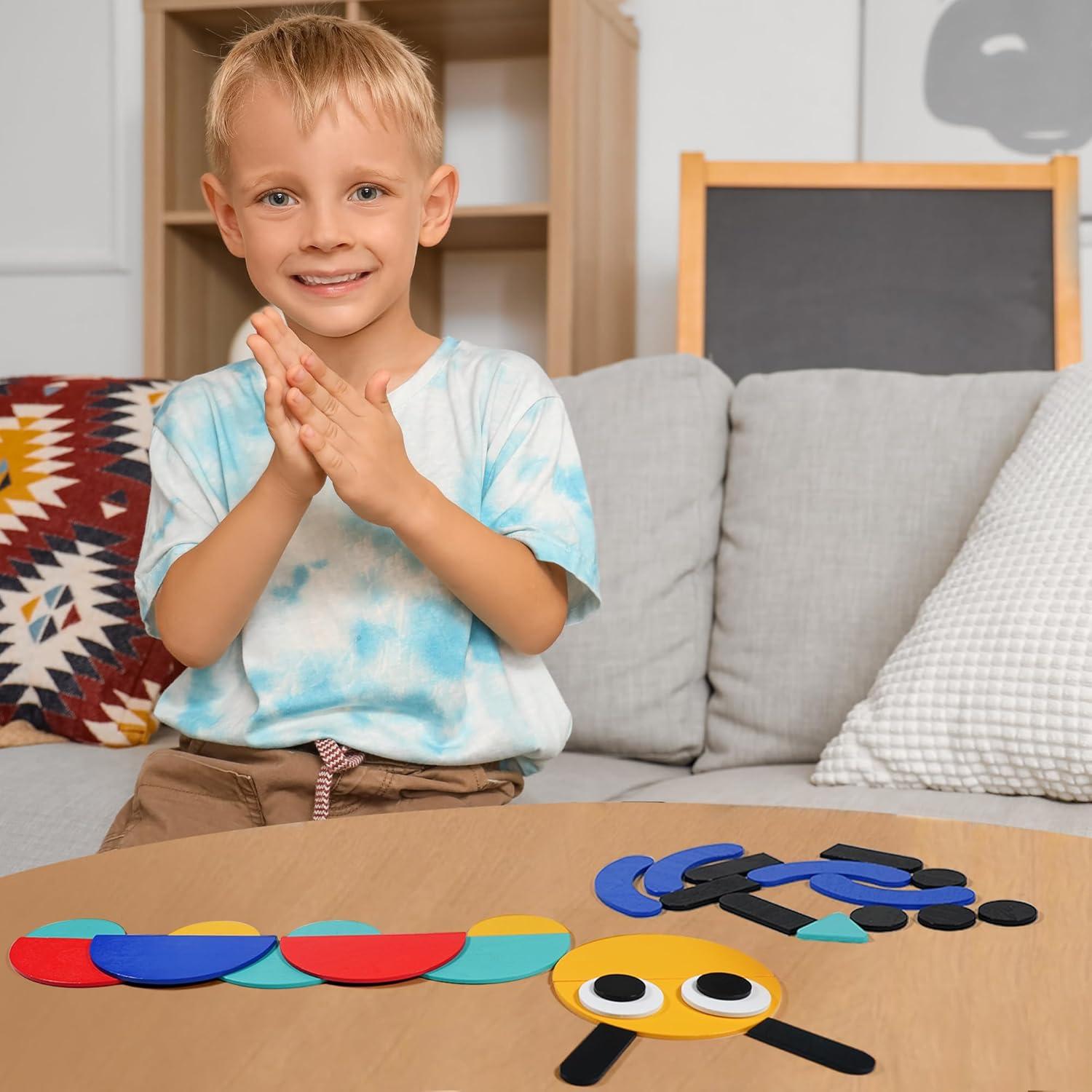 Rompecabezas de Madera LiKee 36 Bloques Educativos 3+ Años