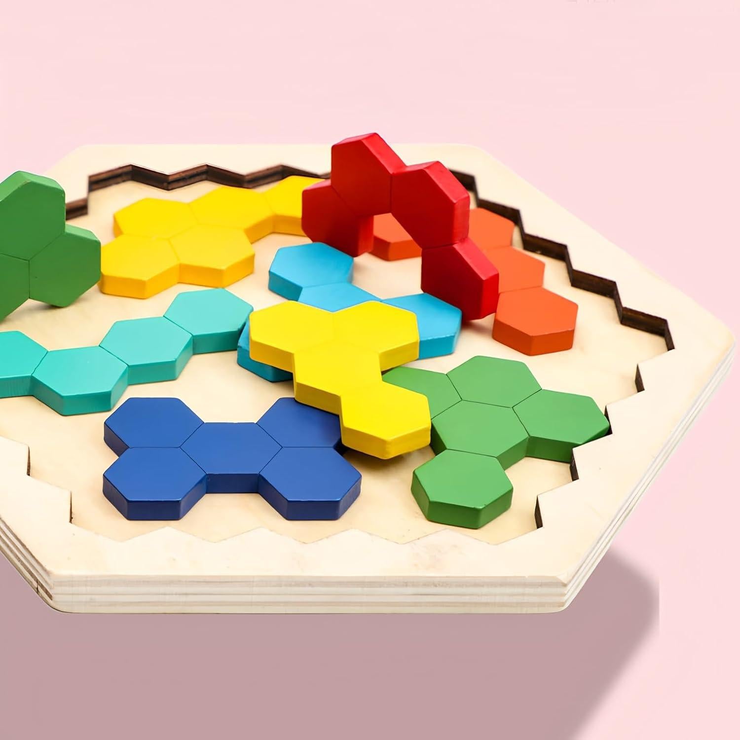 Paquete de 4 Rompecabezas de Madera YIWUSHIRONGHUIWANJU 380g