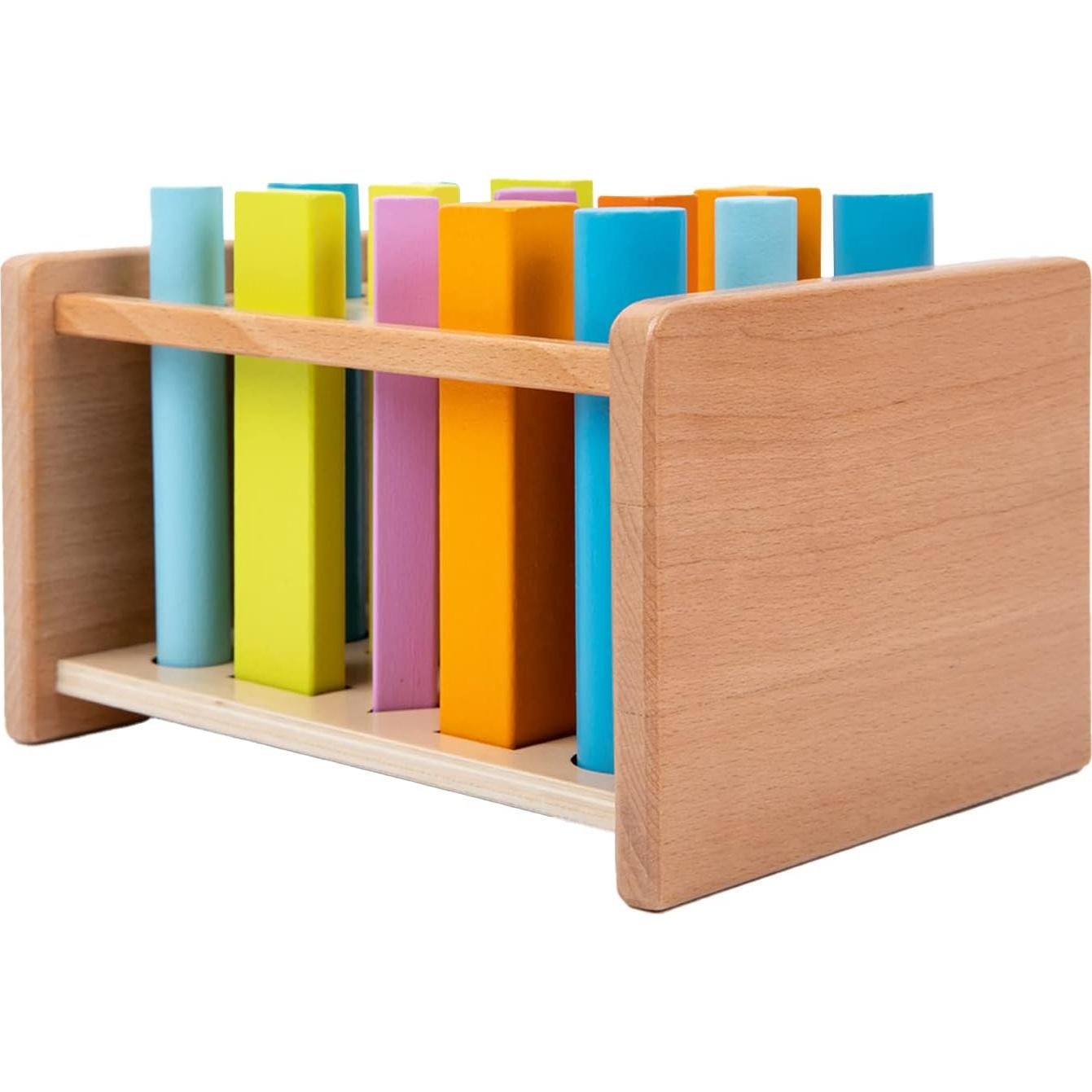 Juguetes Montessori de Madera 15 Pcs Clasificación Formas 3D