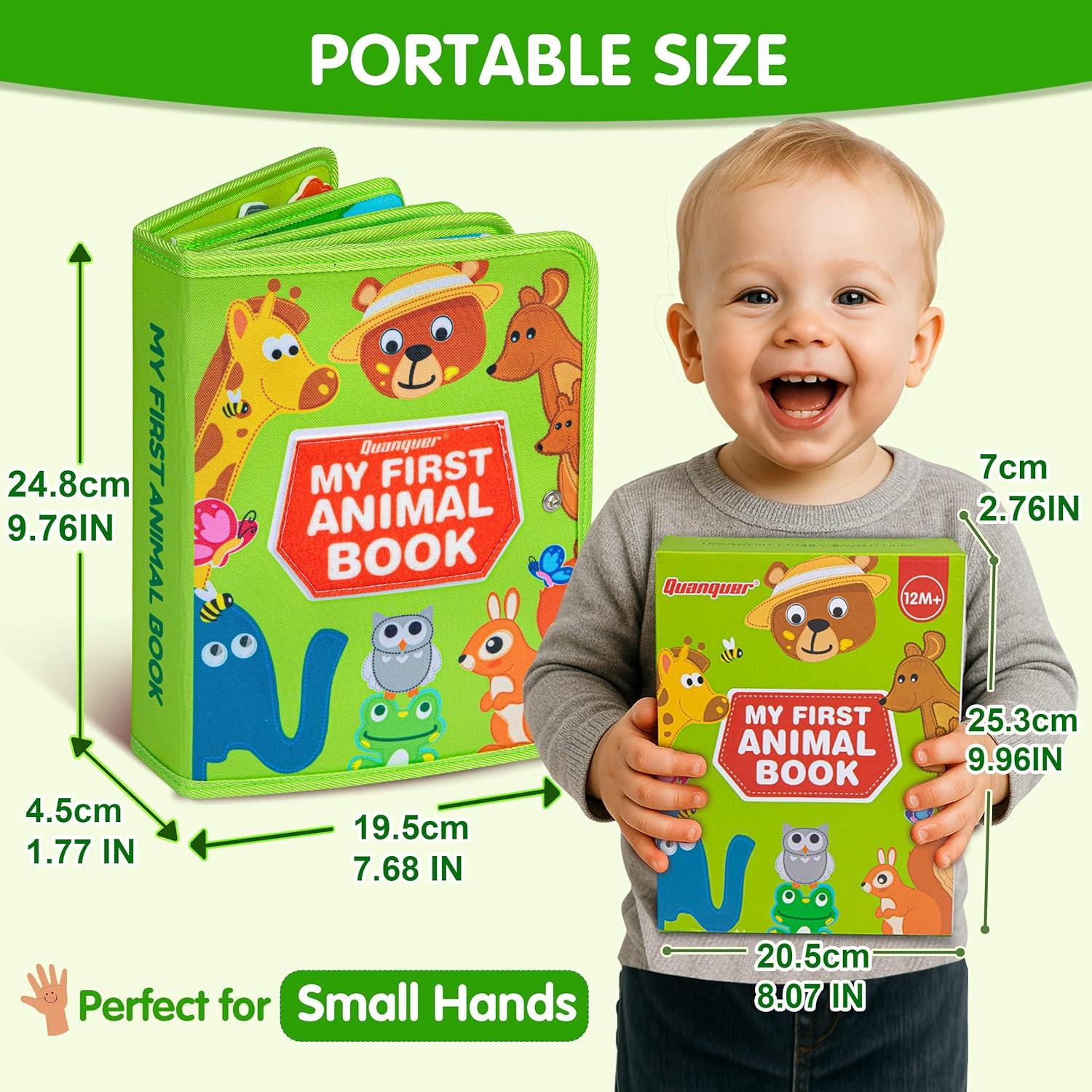 Libro Ocupado Montessori de Animales Quanquer 30 en 1