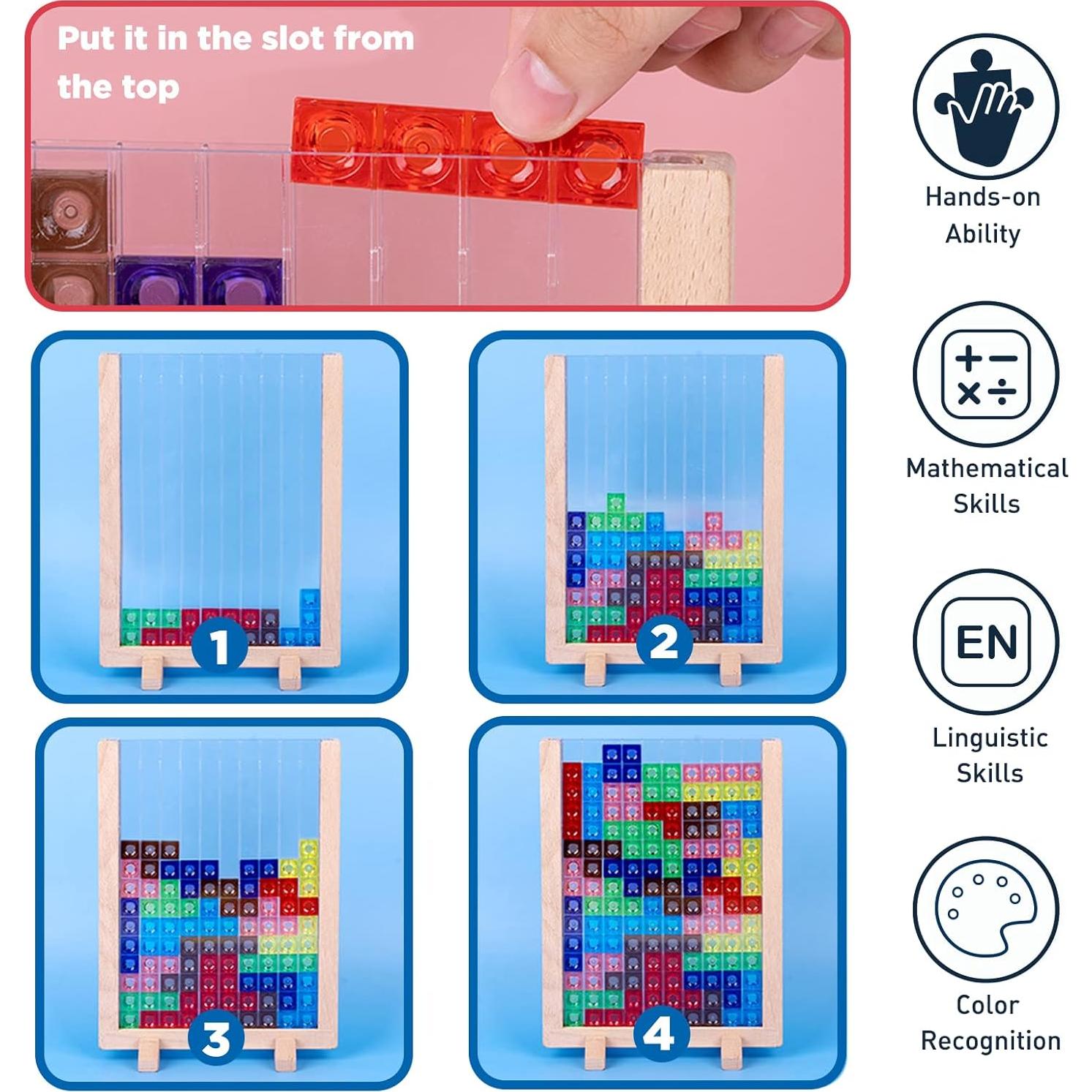 Rompecabezas de Bloques de Madera Twood 42 Piezas Educativo