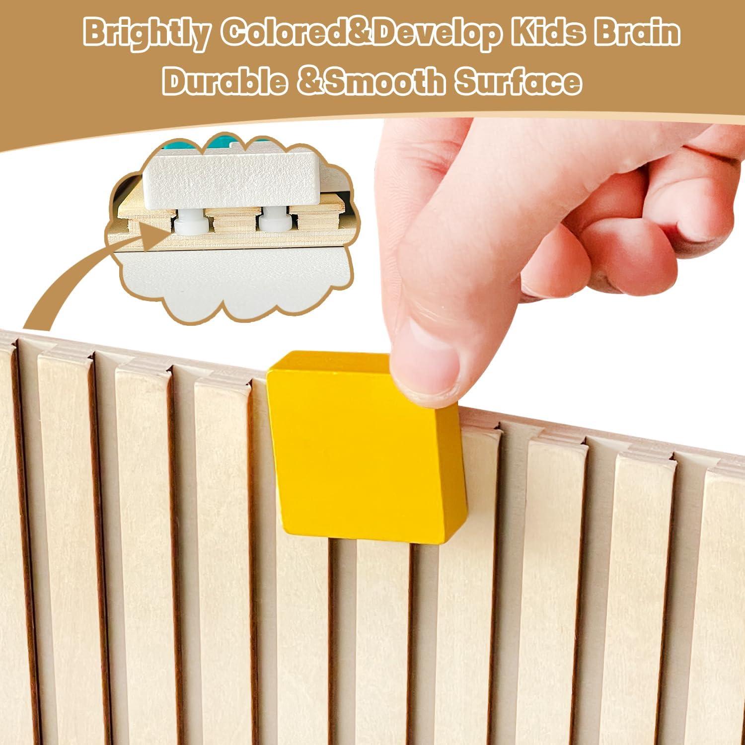 Rompecabezas Apilable de Madera Laynertoys 42 Bloques 3D