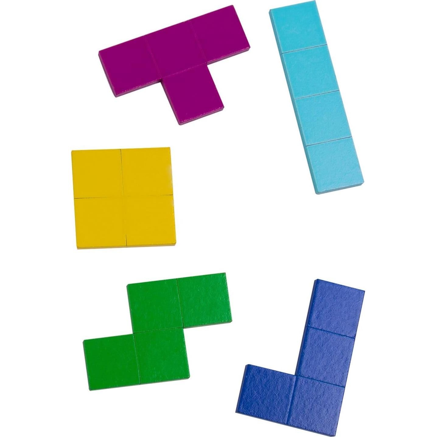 Rompecabezas 3D Tetris Fizz Creations - 7 Piezas de Madera