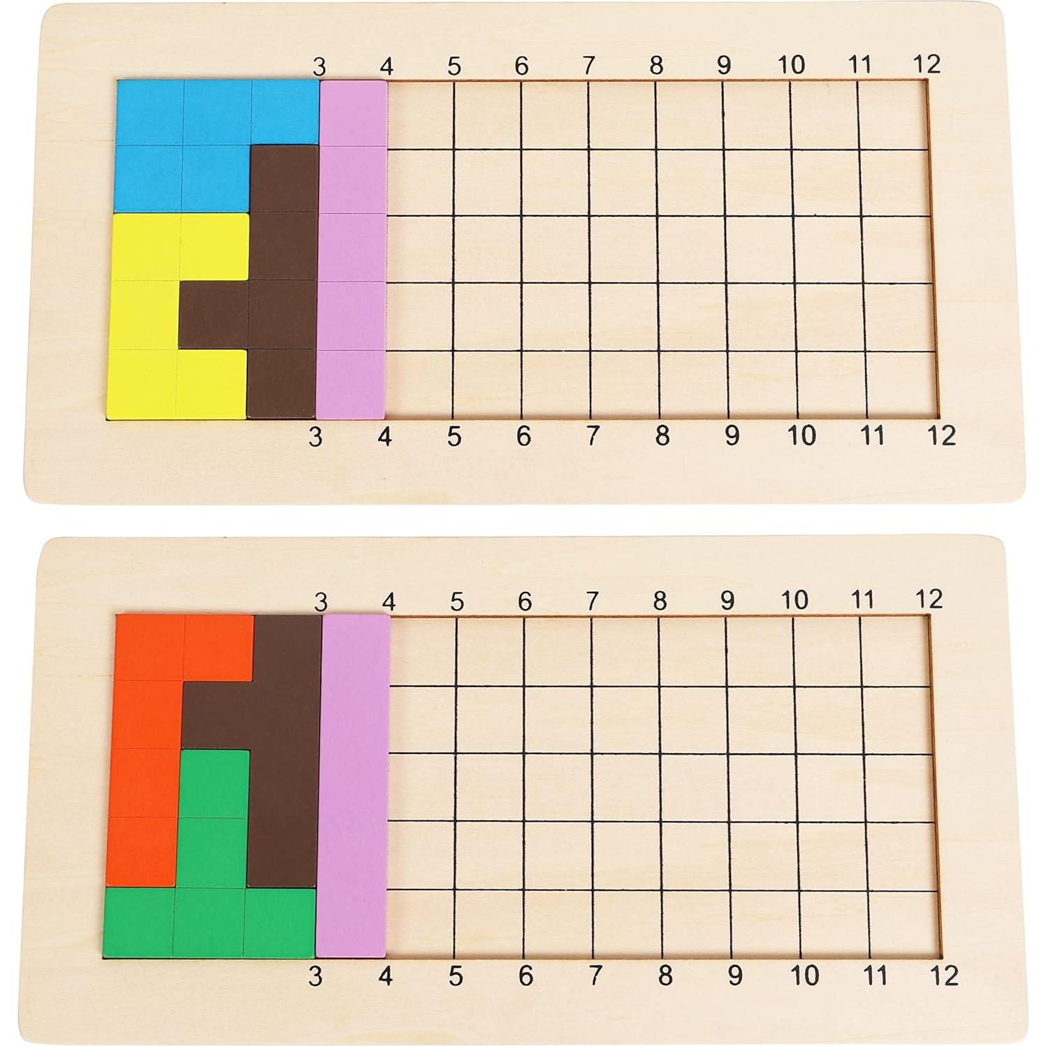 Rompecabezas de madera Pentominós Toys of Wood Oxford 12 bloques