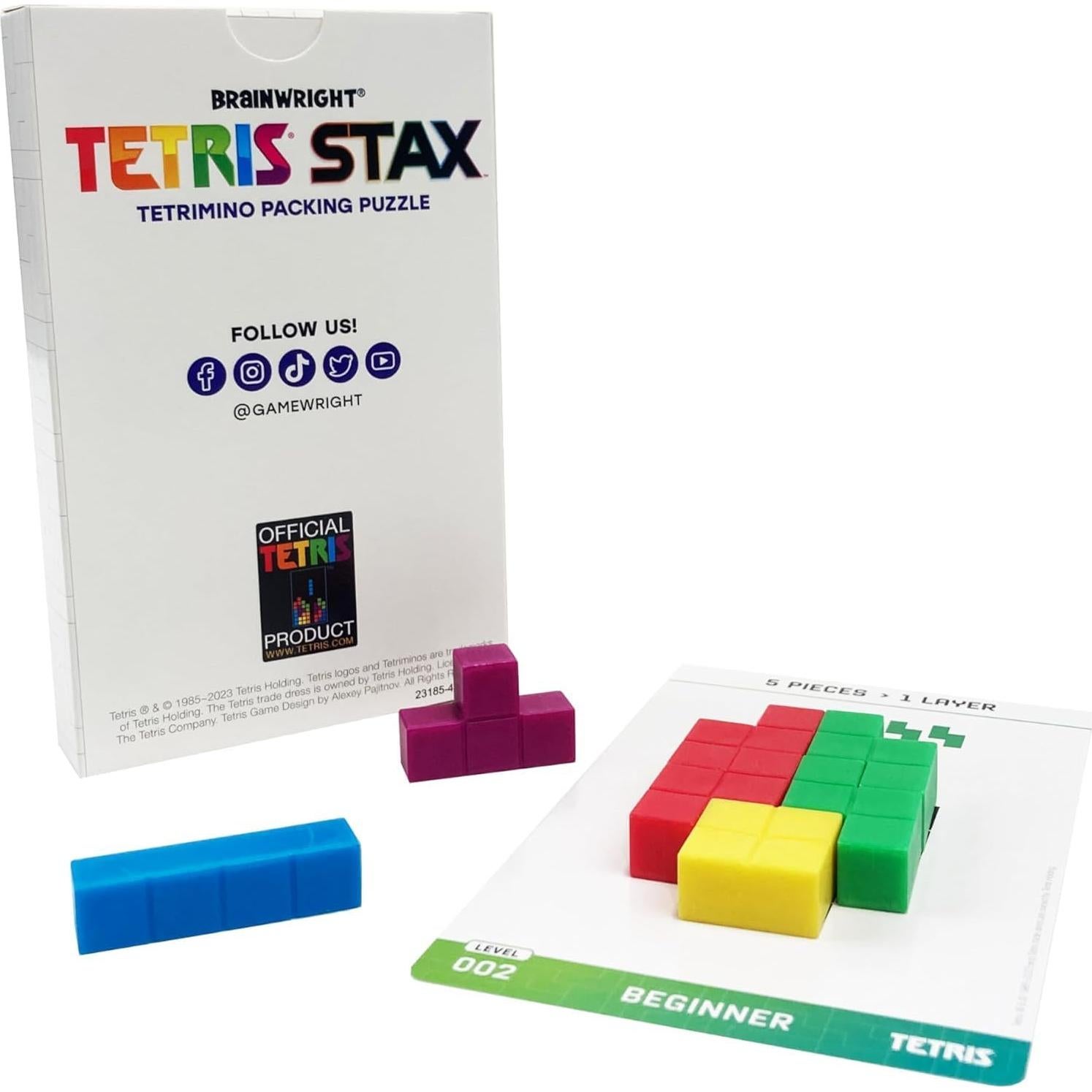 Rompecabezas Tetris STAX Brainwright - 48 Piezas 220g