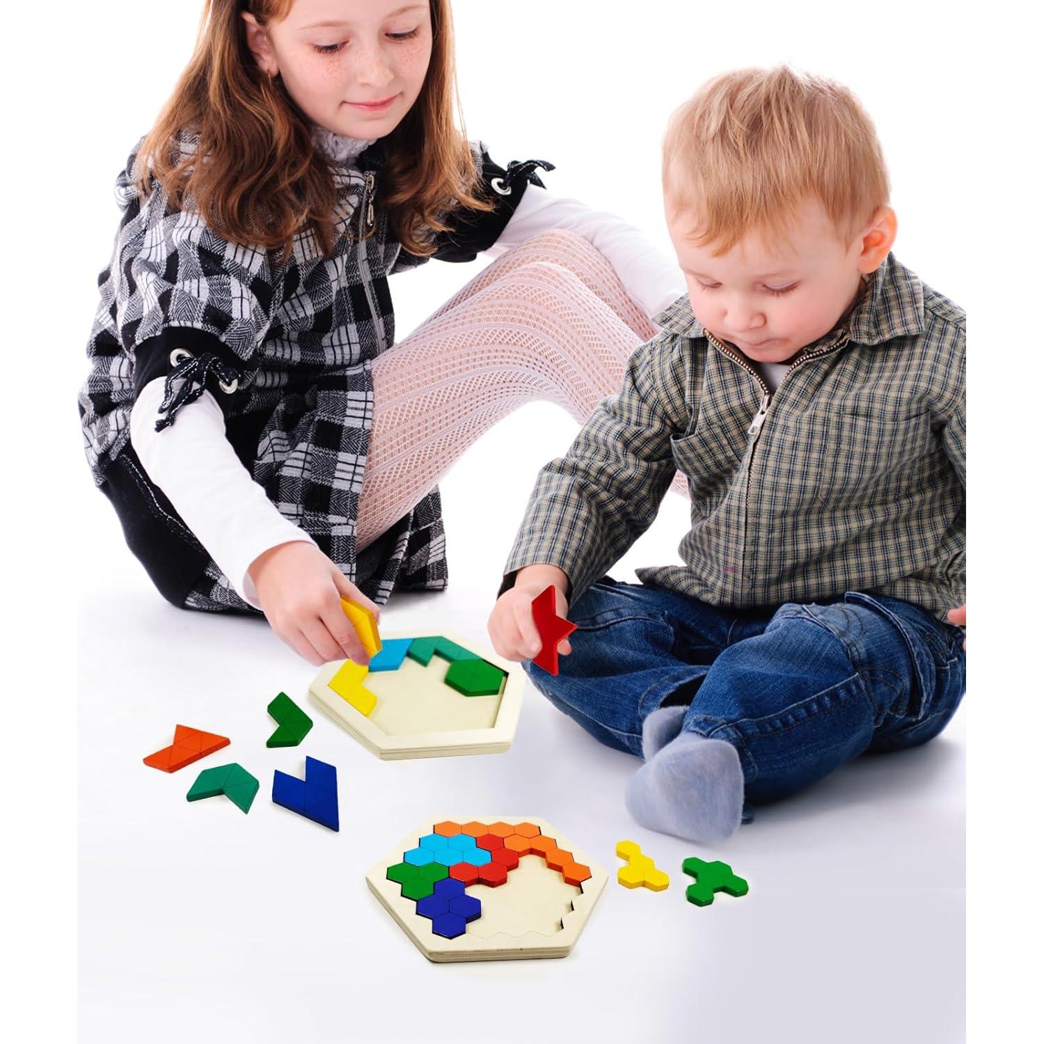 Rompecabezas de Madera YUQILIN 6 PCS para Niños 0.49 kg