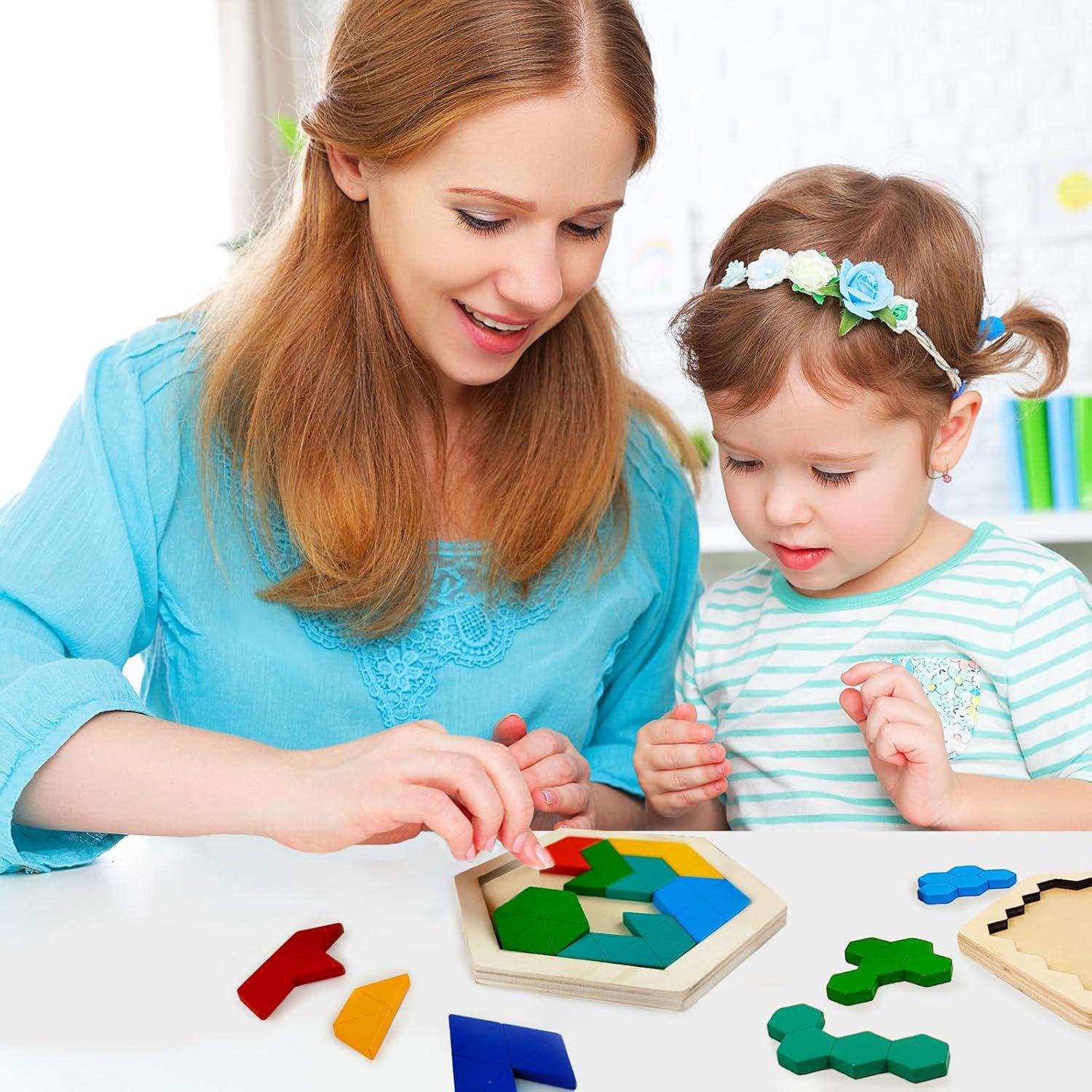 Rompecabezas de Madera YUQILIN 6 PCS para Niños 0.49 kg