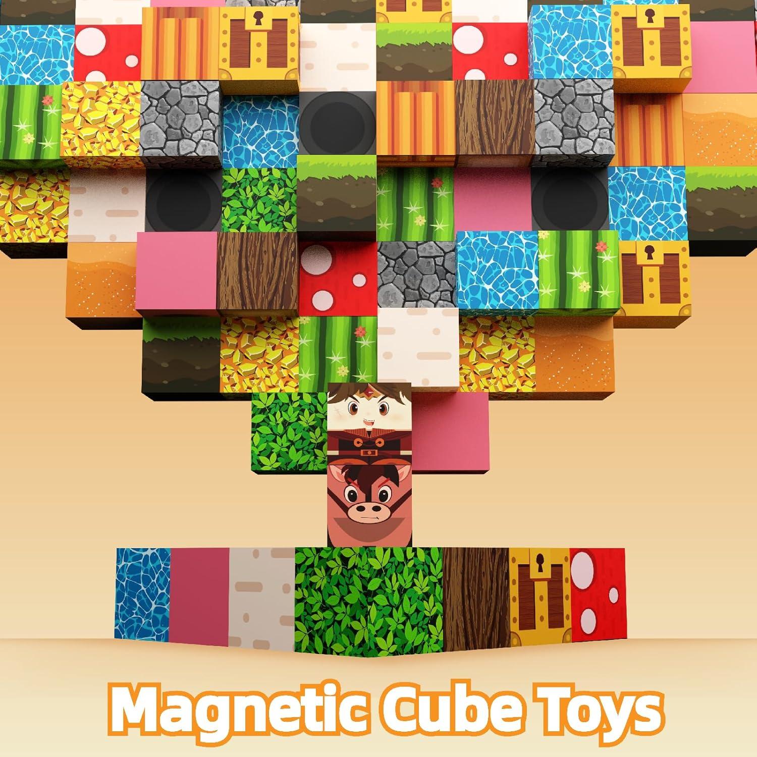 Bloques Magnéticos 120PCS BrightBlox Juguetes Educativos STEM