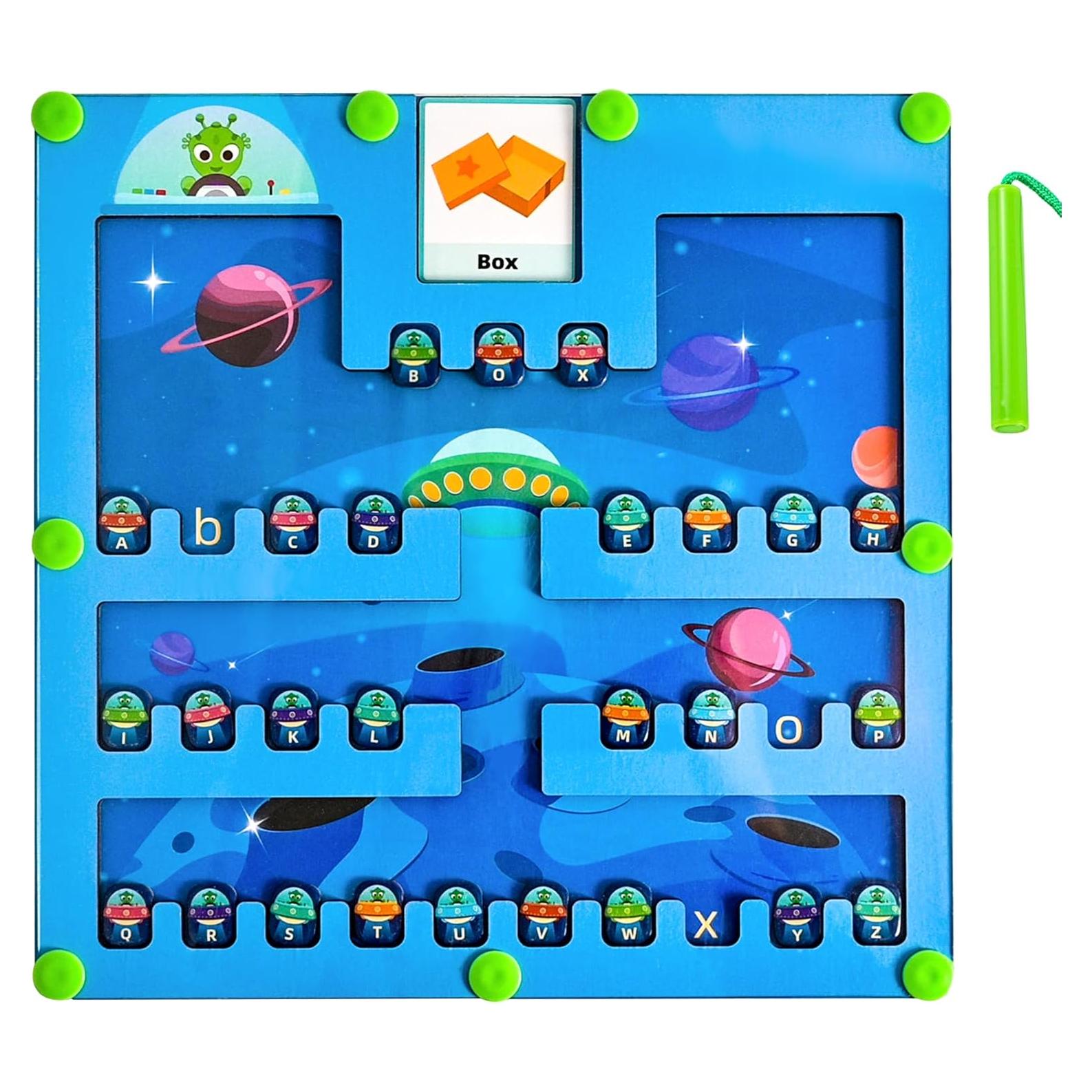 Rompecabezas Magnético de Letras Montessori YUNHE OVNI 0.55 kg