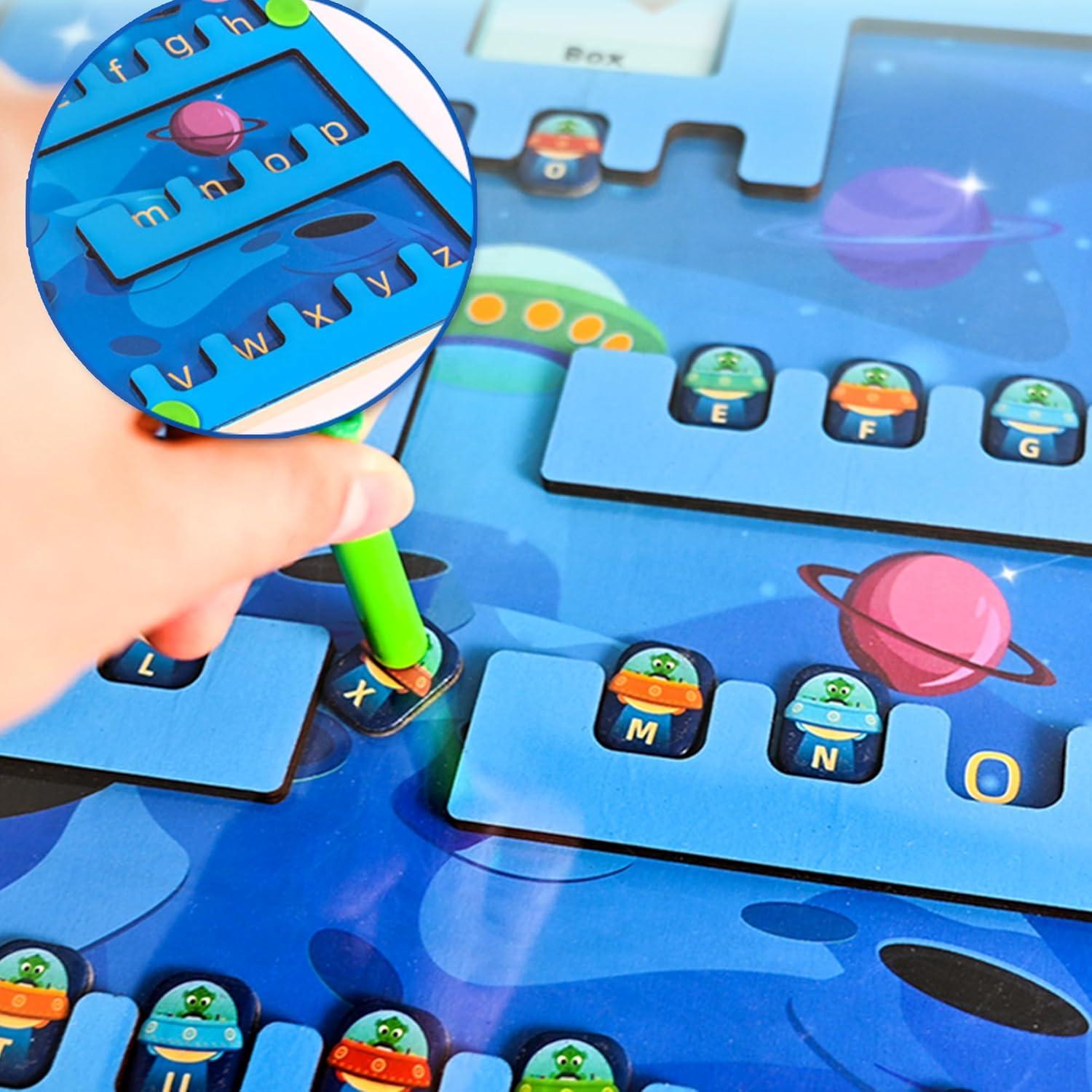 Rompecabezas Magnético de Letras Montessori YUNHE OVNI 0.55 kg