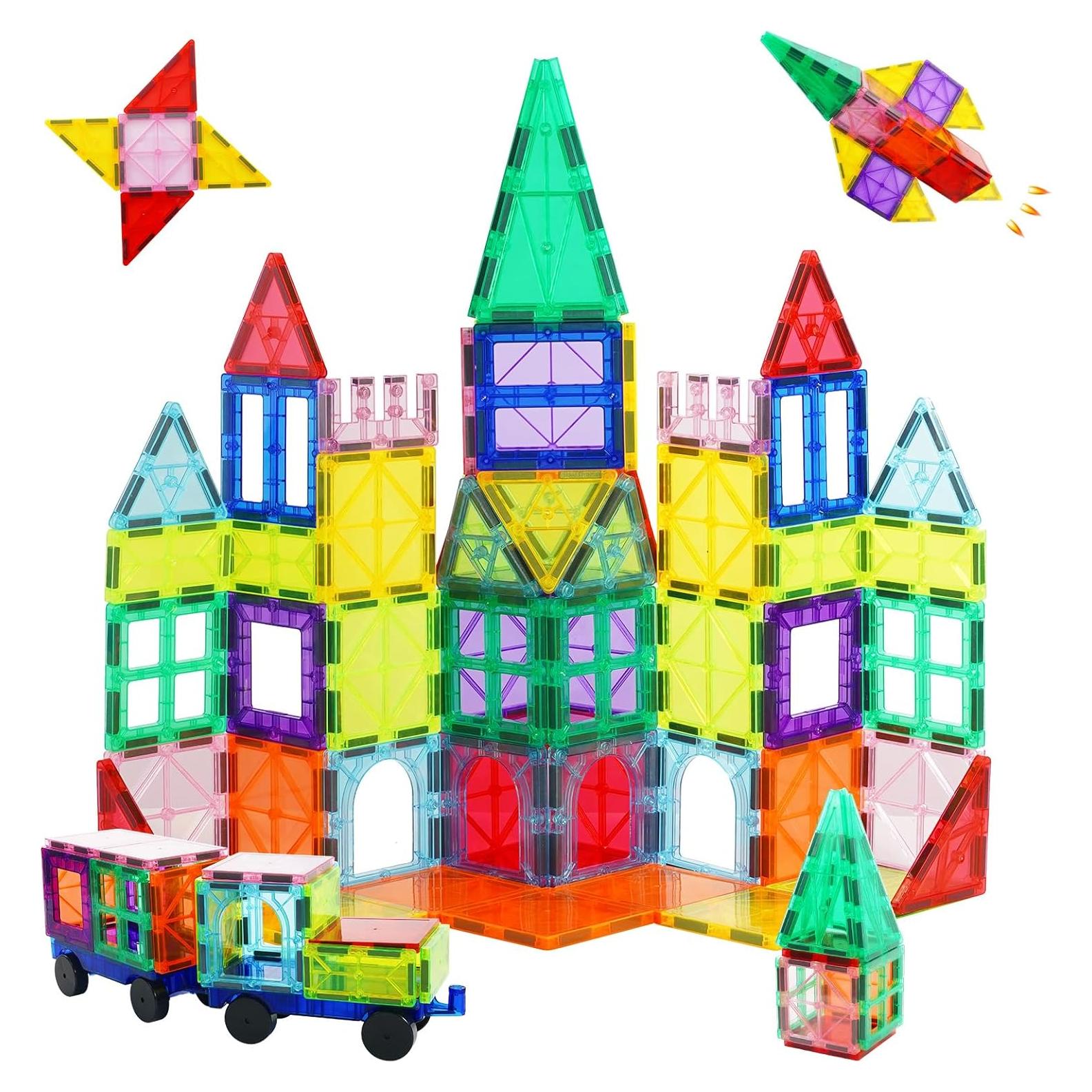 Set de Bloques Magnéticos Cutedeer 108 Piezas para Niños