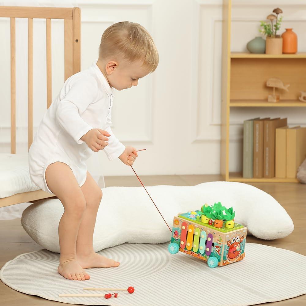 JAUNTY Juguete Montessori de Madera para Niños 1-3 Años