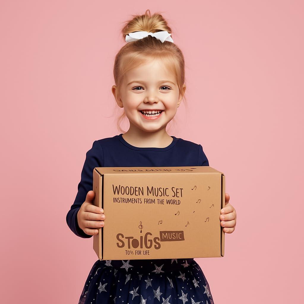 Set de Música Infantil Stoie's - 13 Instrumentos de Madera