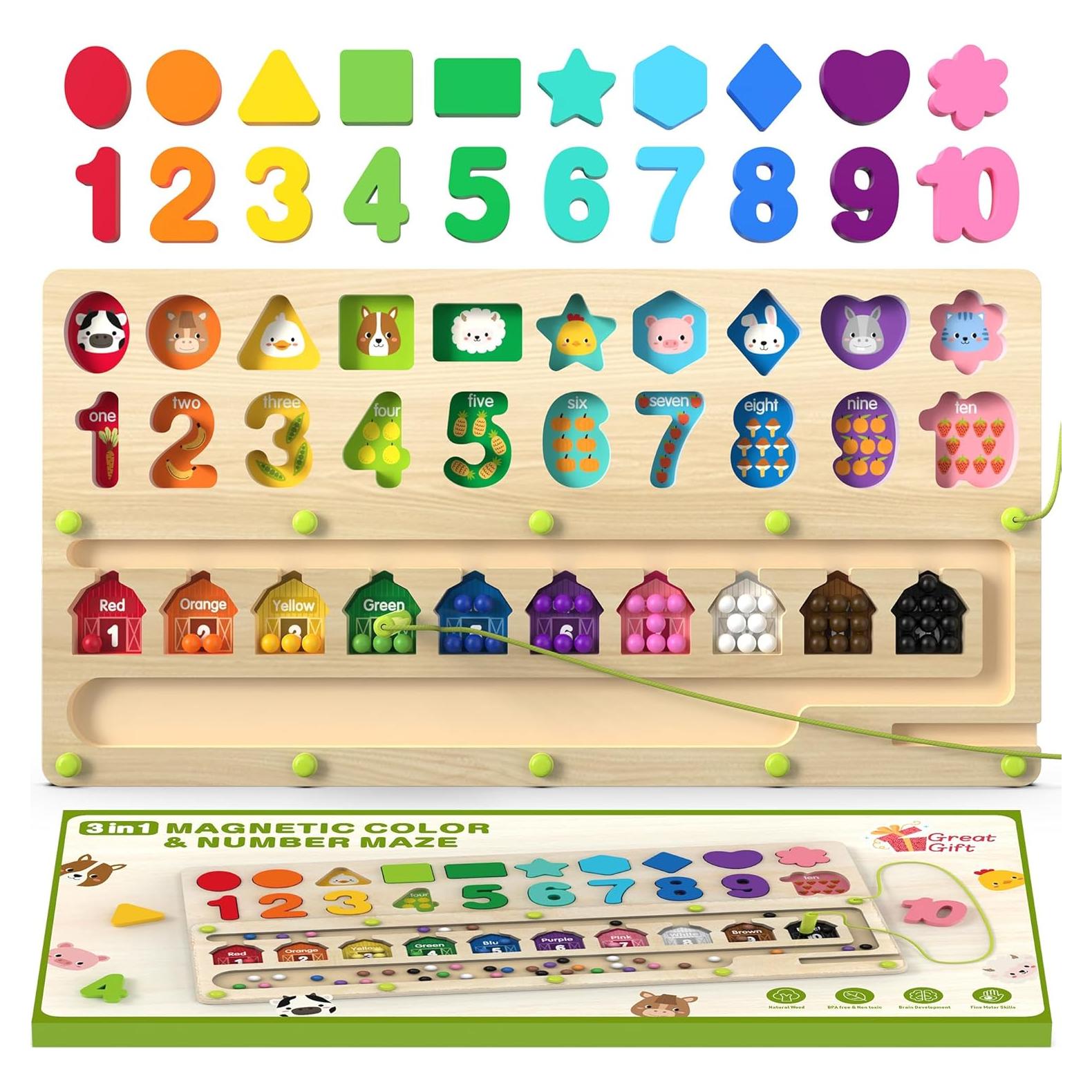 Rompecabezas Magnético Montessori Airbition 35.1x22.4cm