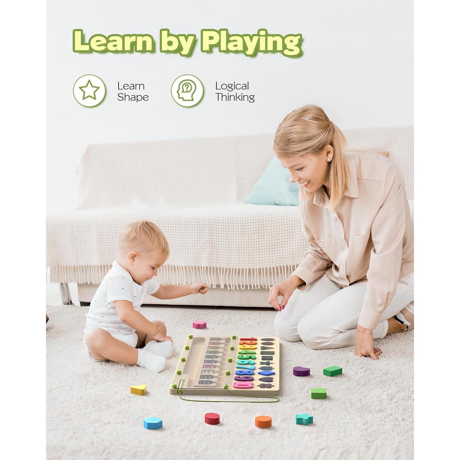 Rompecabezas Magnético Montessori Airbition 35.1x22.4cm