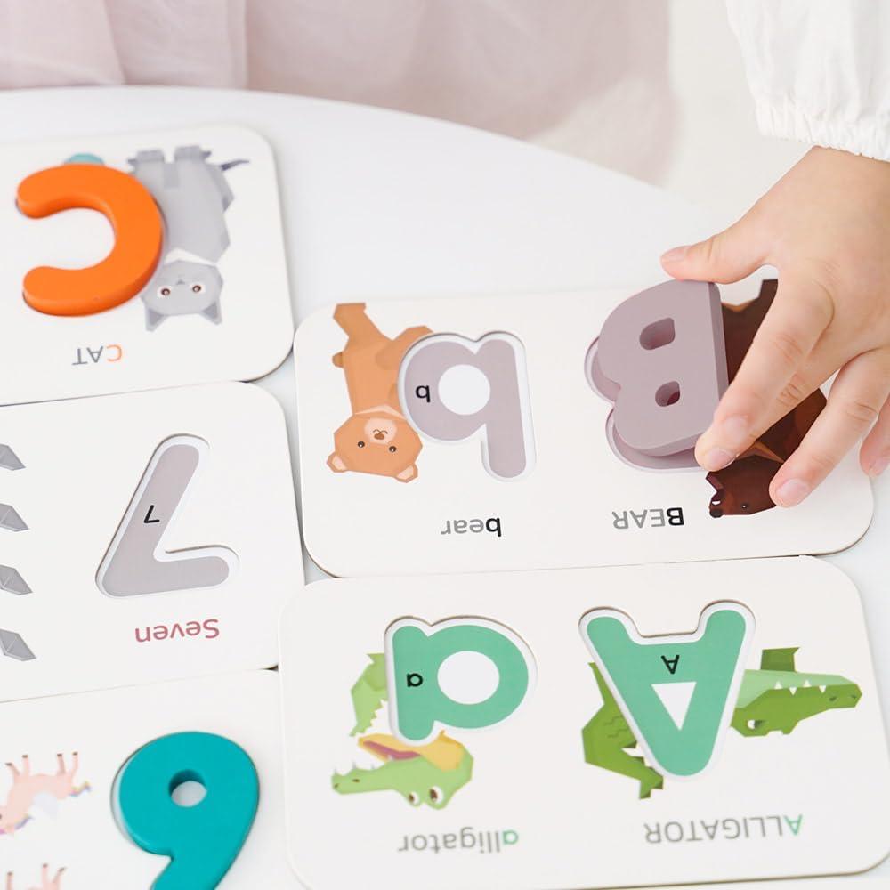 Tarjetas de Flash del Alfabeto SSol & Sam - Juego Educativo Montessori