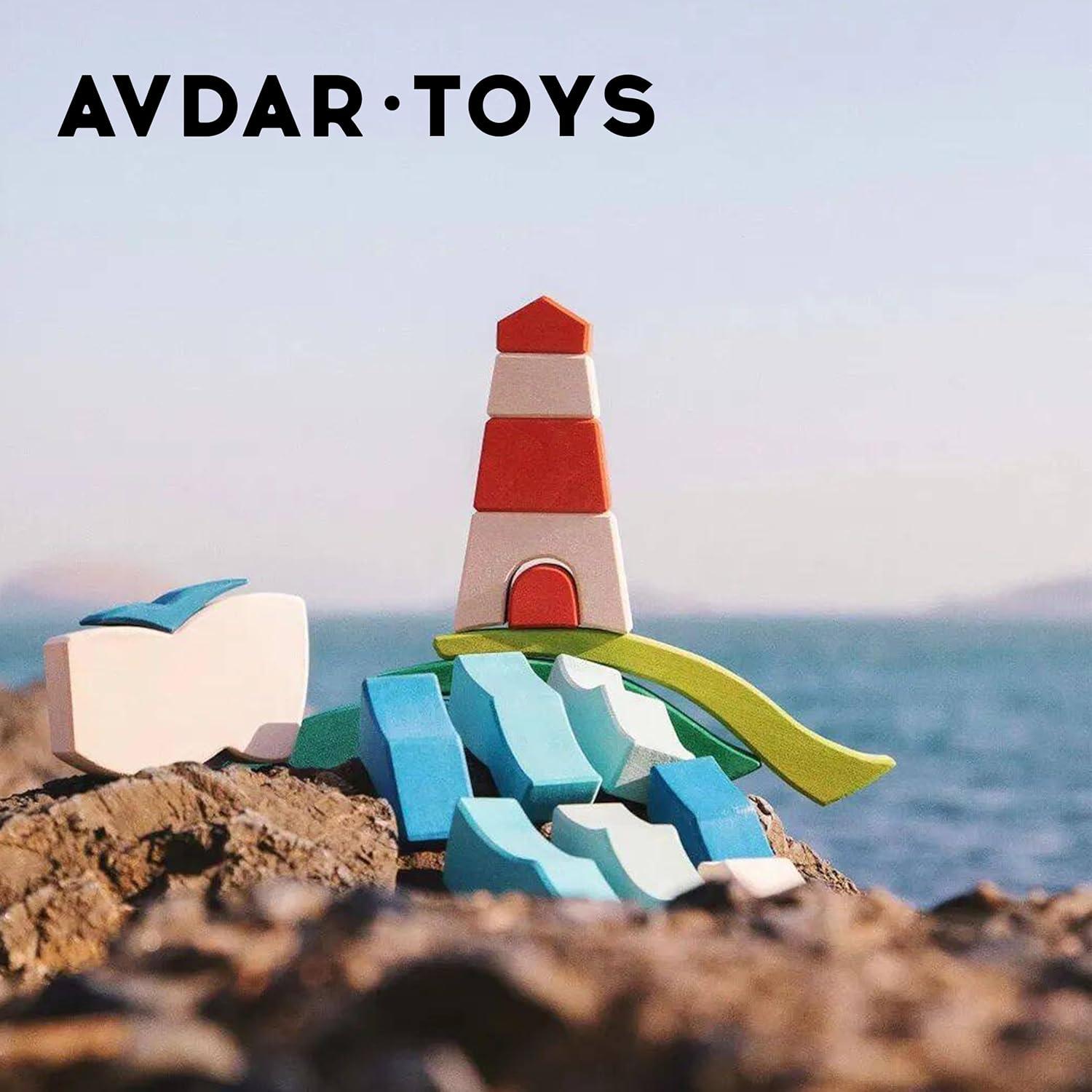 Rompecabezas de Madera AVDAR Faro 28x28 cm para Niños 3+