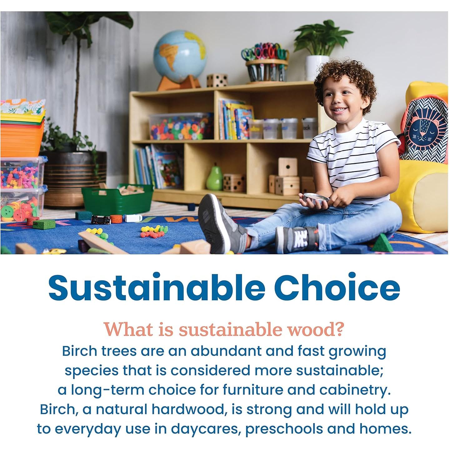 Gabinete de Almacenamiento Móvil ECR4Kids 5 Compartimentos 122cm