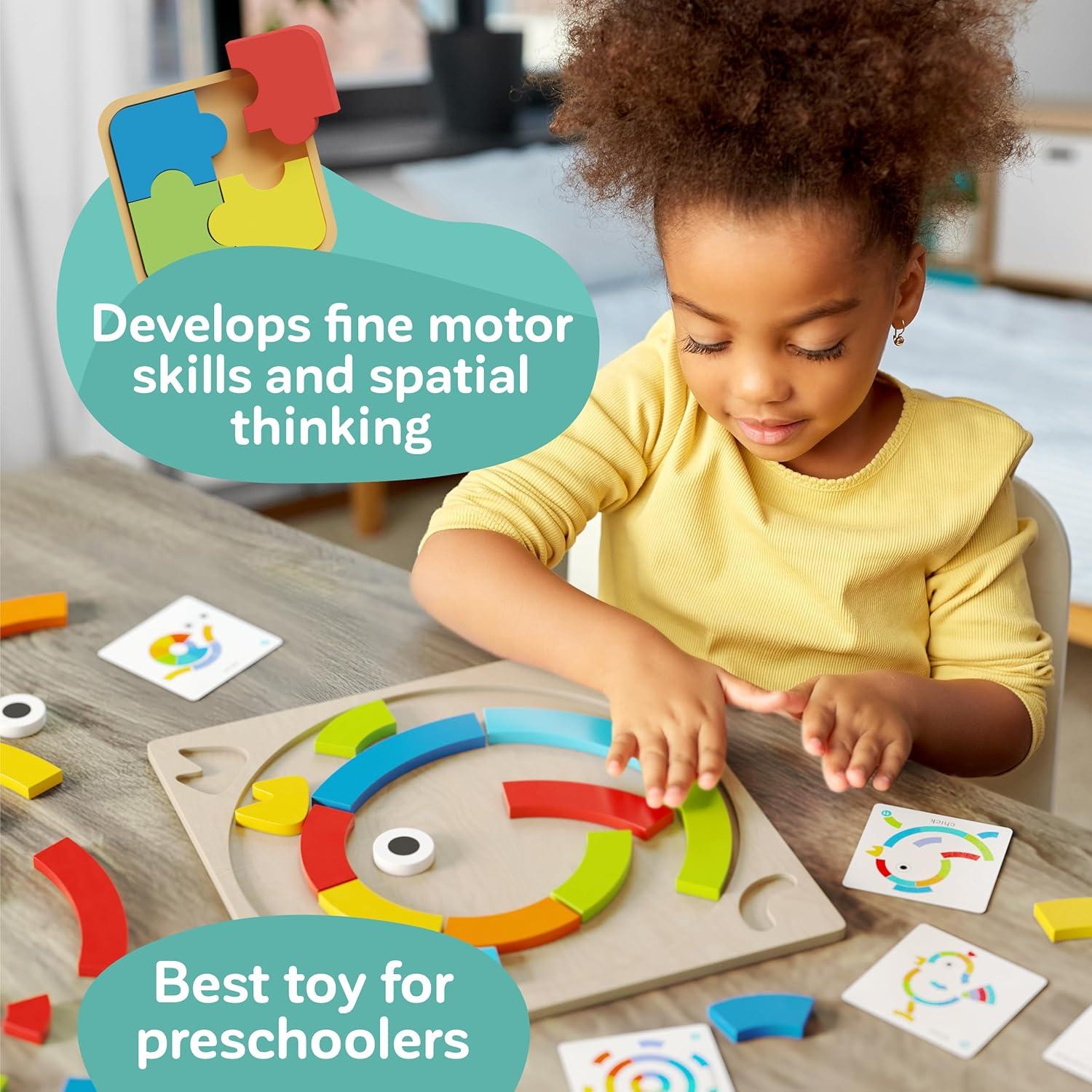 Juguetes Montessori de Aprendizaje - Bloques y Tableros 3-5 Años