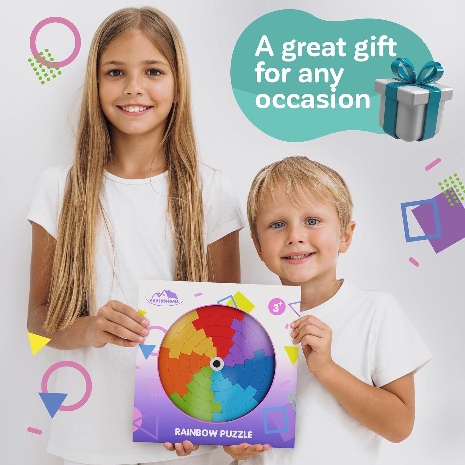 Juguetes Montessori de Aprendizaje - Bloques y Tableros 3-5 Años