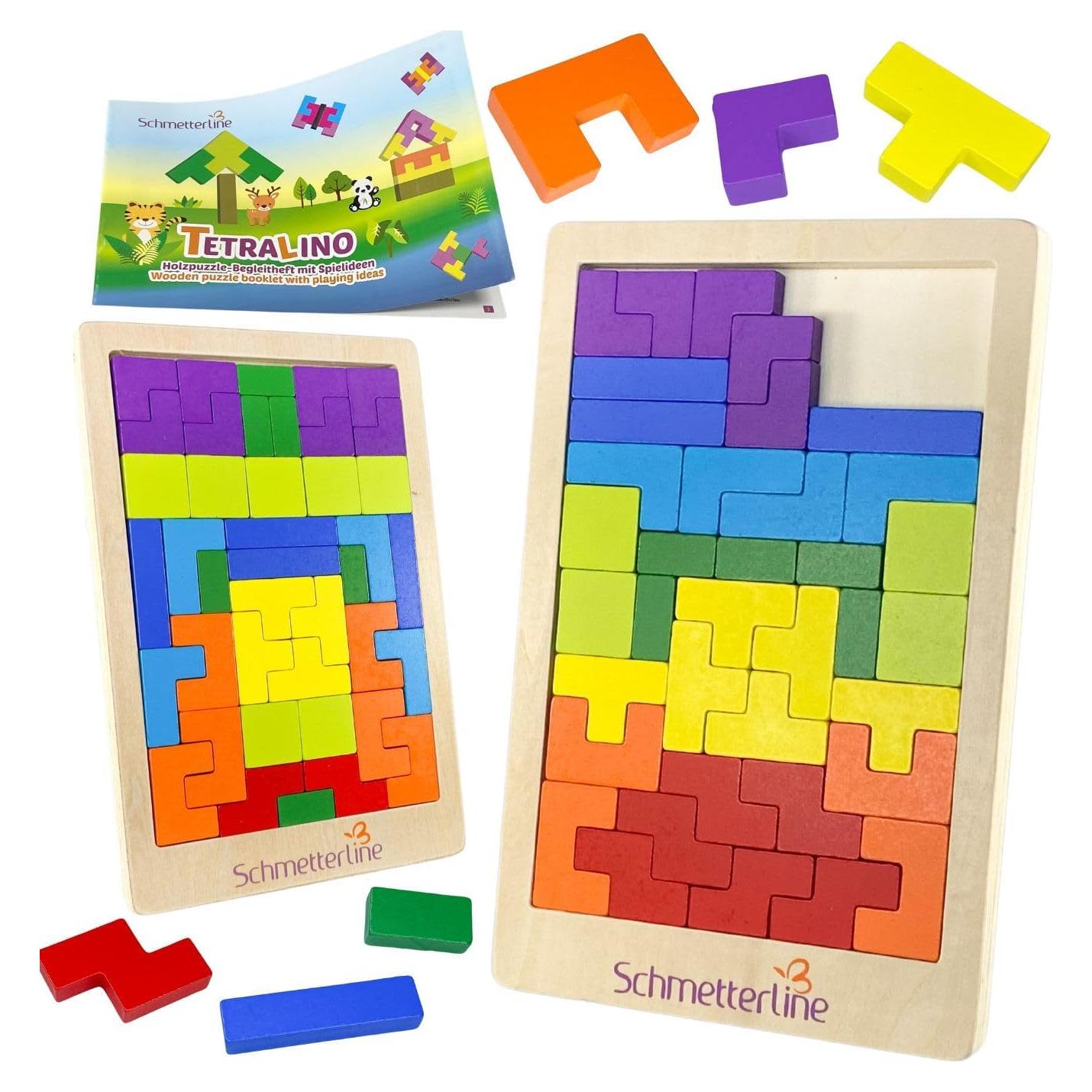 Rompecabezas de Madera Montessori Extasticks 88 Piezas 3D