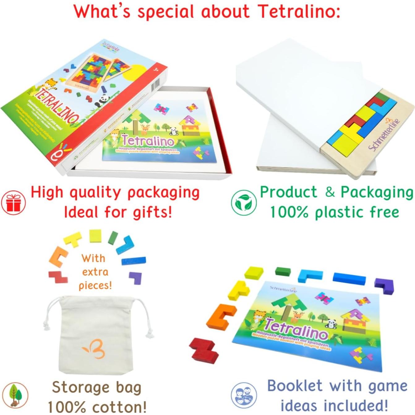 Rompecabezas de Madera Montessori Extasticks 88 Piezas 3D