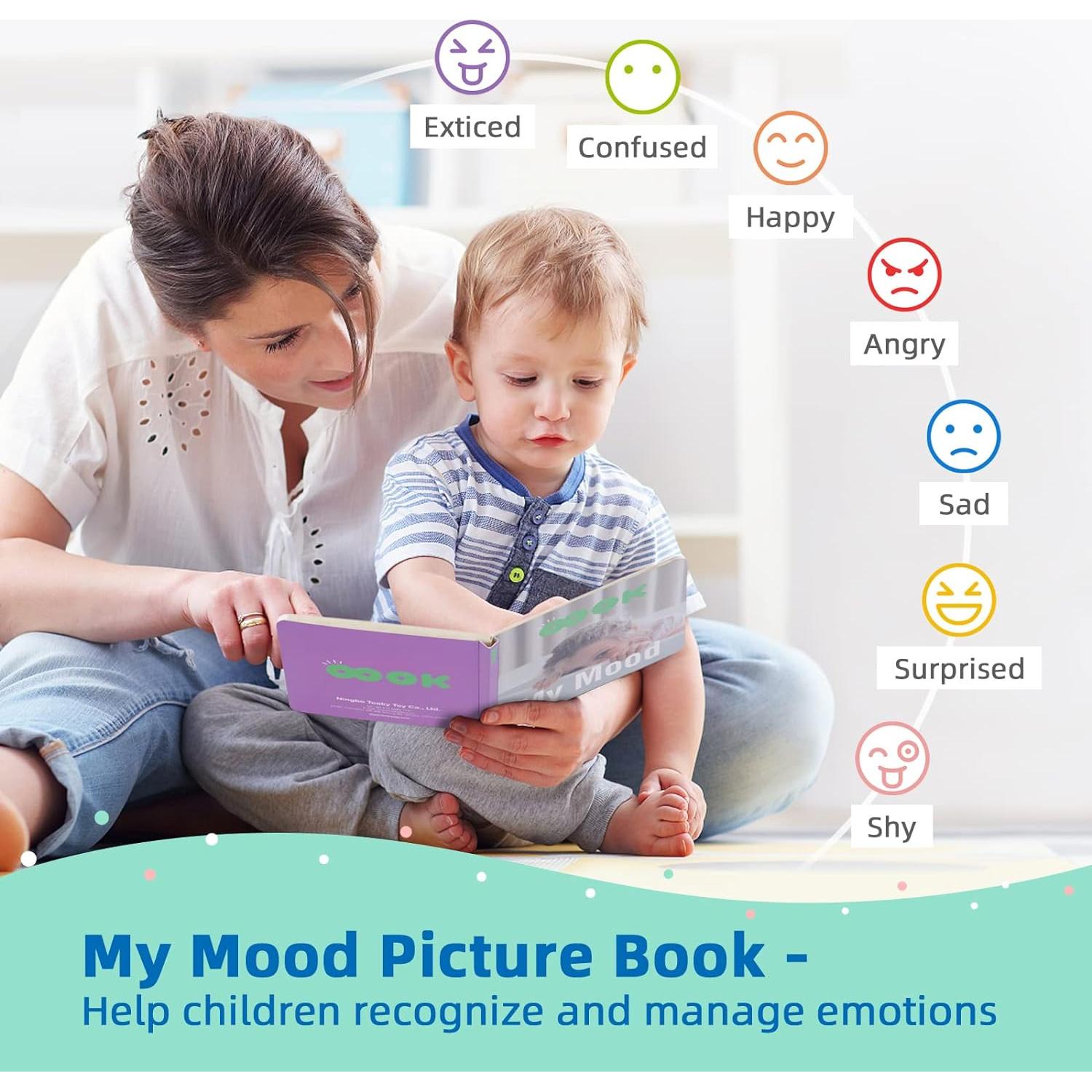 TOOKYLAND Set Educativo Montessori 6 en 1 para Niños 13-18 Meses