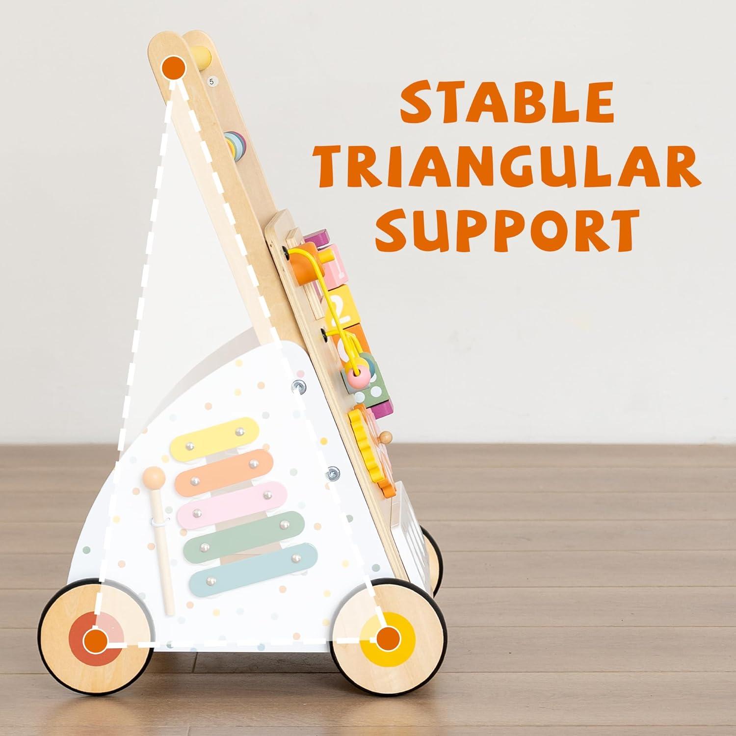 Andador de Madera HANGZHOUSAIPOGUOJIMAOYI 10 en 1 para Niños 18+ Meses