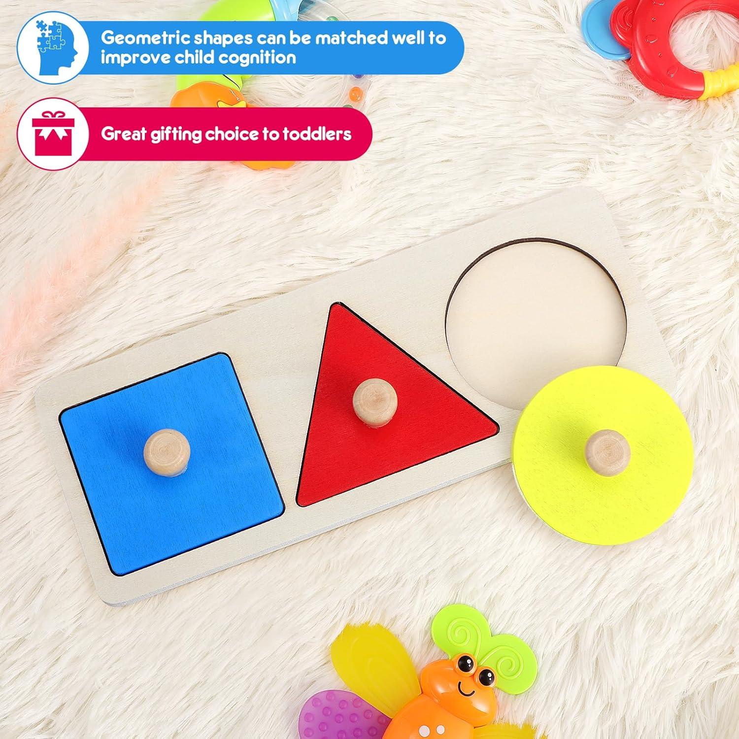 Rompecabezas de Madera Montessori Kisangel 30.5x13cm